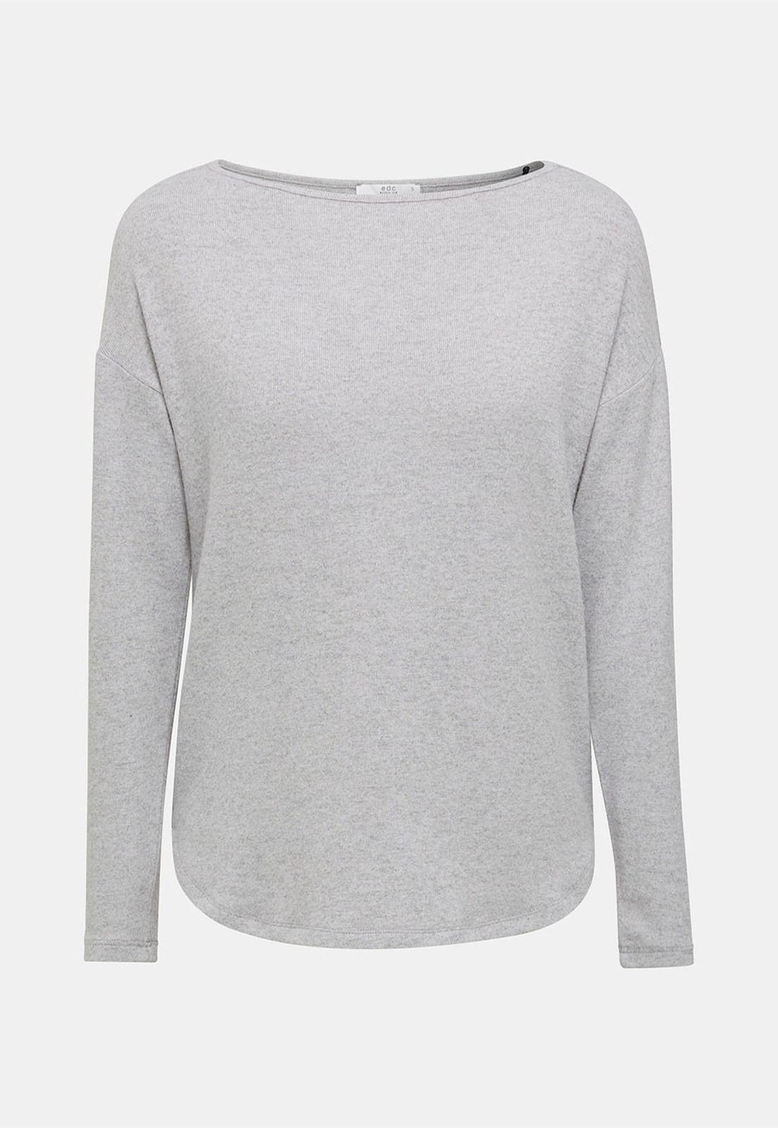 Polera Manga Larga Con Encaje En Espalda Esprit-3