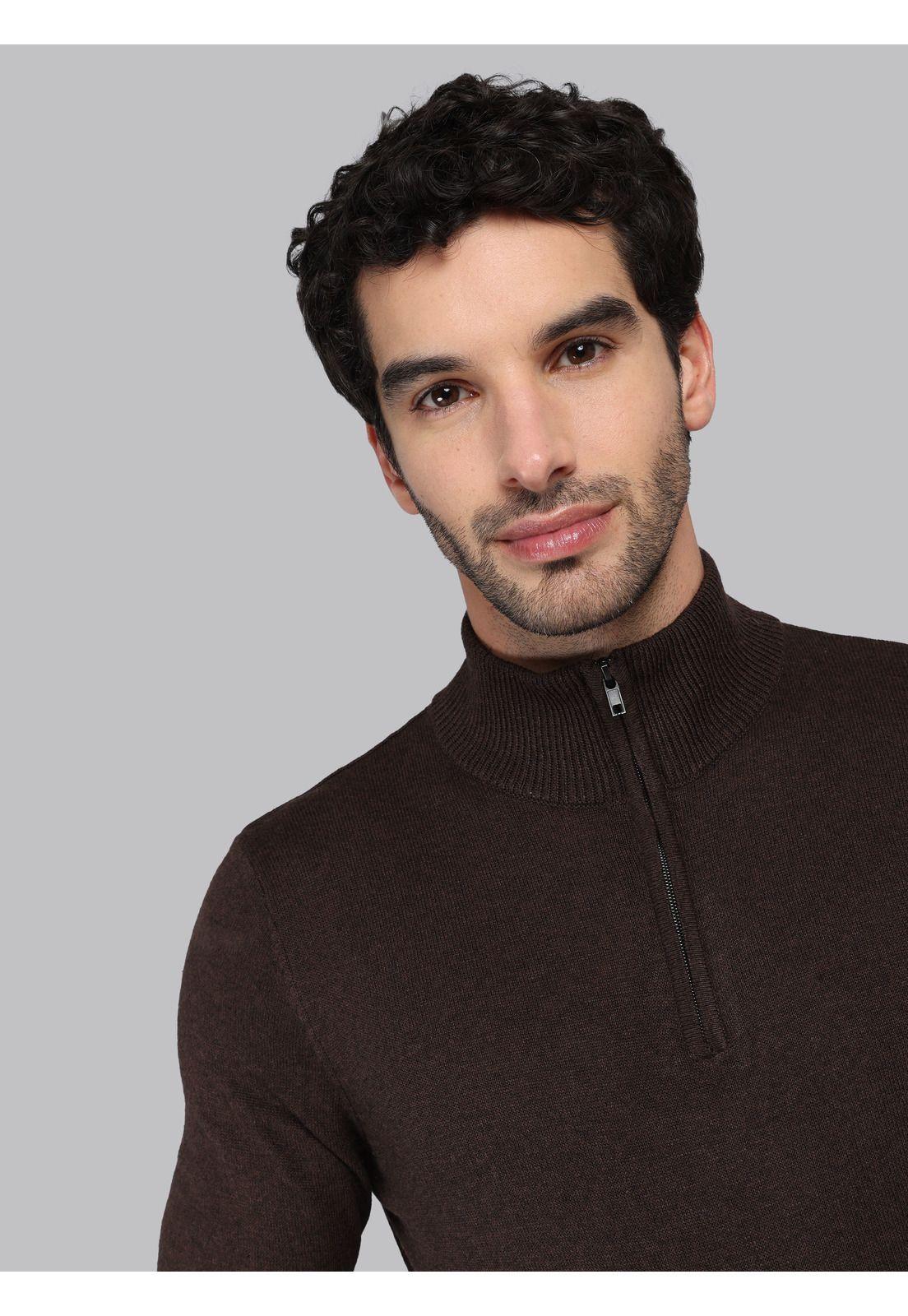 Sweater Cuello Alto Regular Fit Chocolate Piero Butti PBCII54CT-2