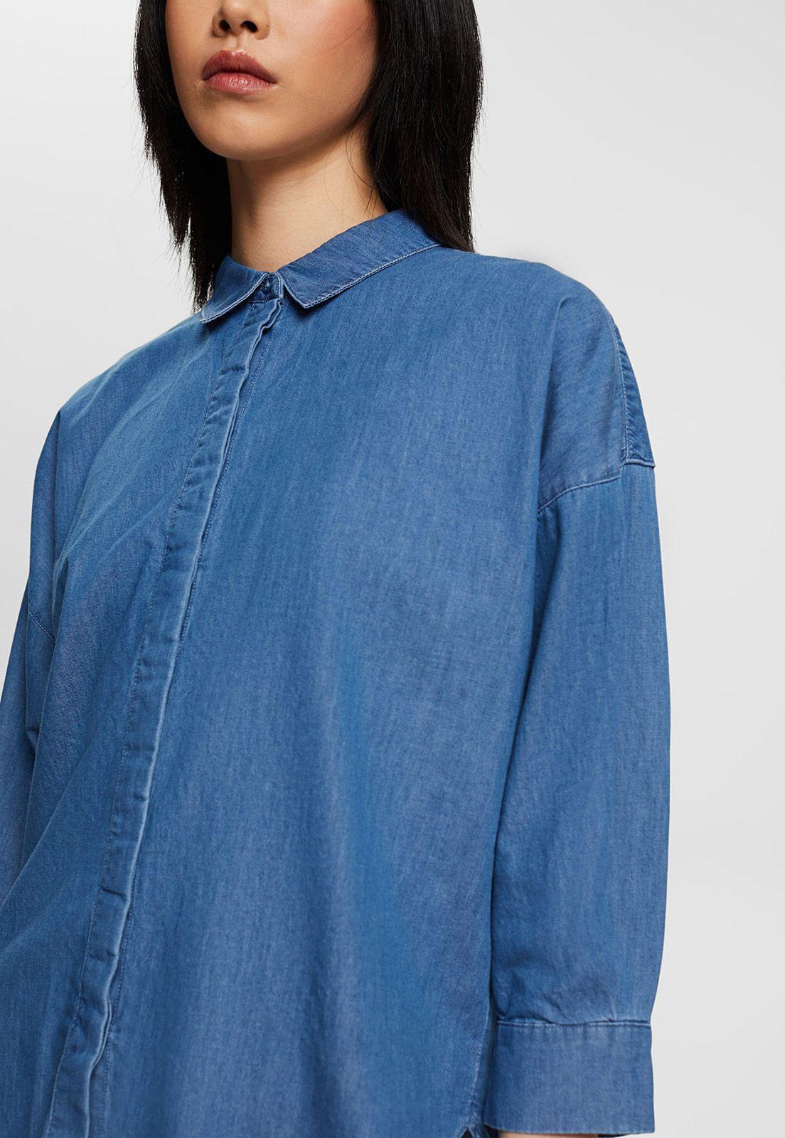 Blusa De Mezclilla Mujer Esprit-2
