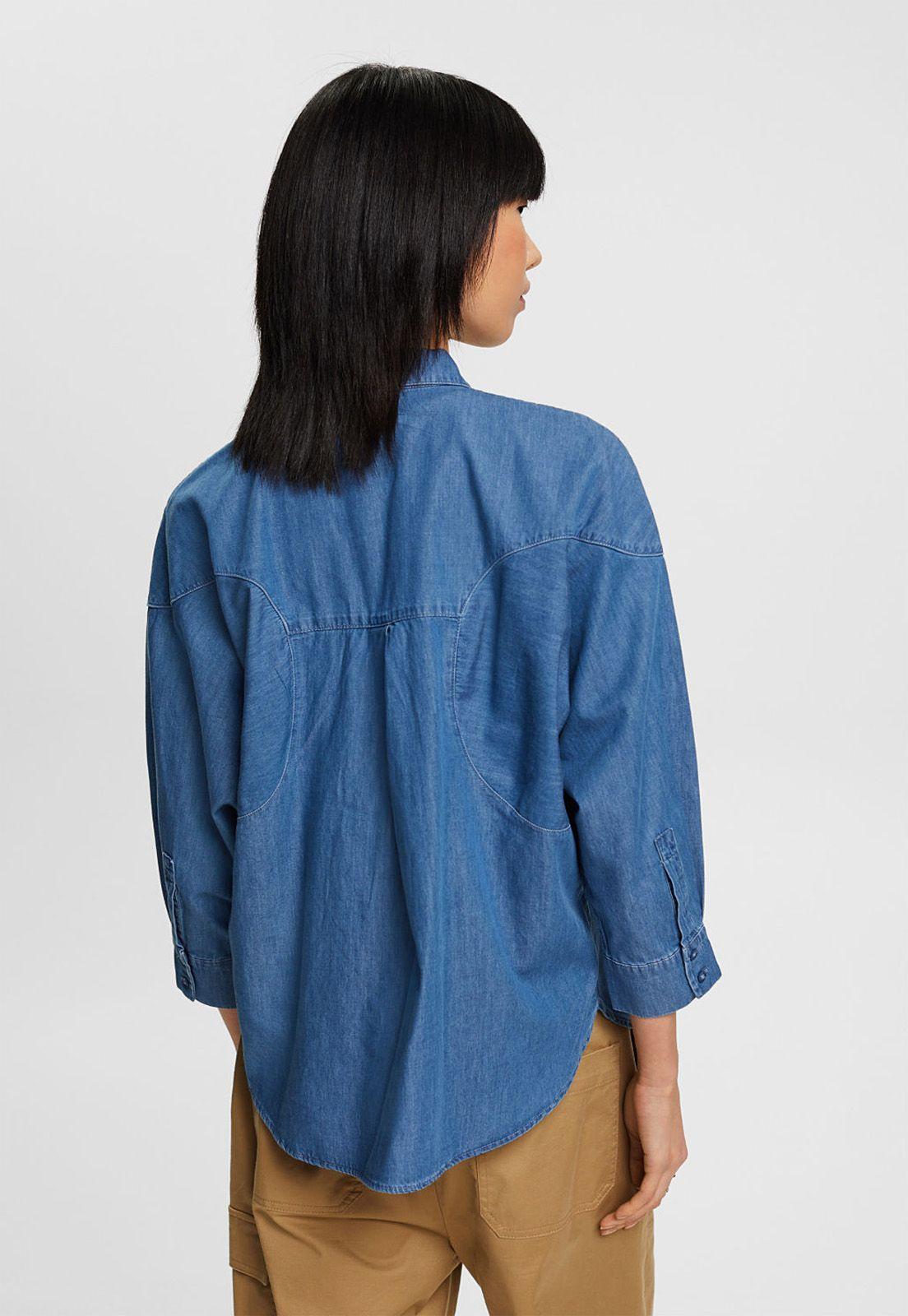 Blusa De Mezclilla Mujer Esprit-1