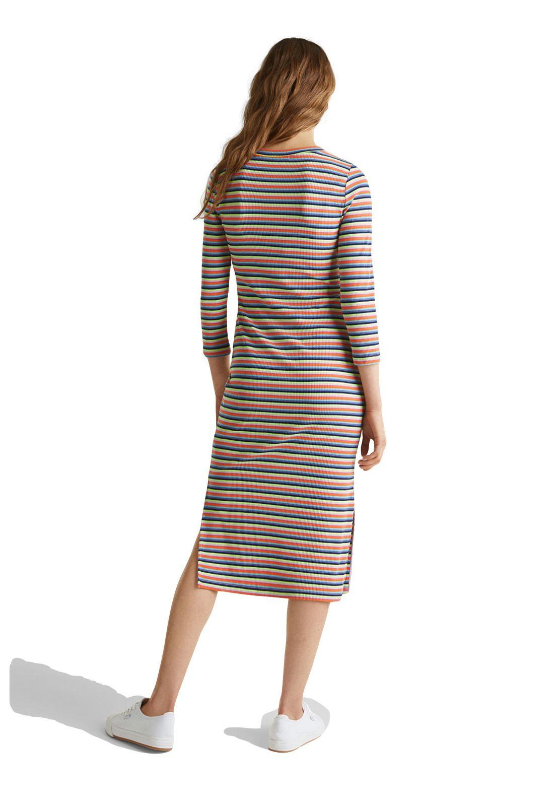 Vestido rayas multicolor-5
