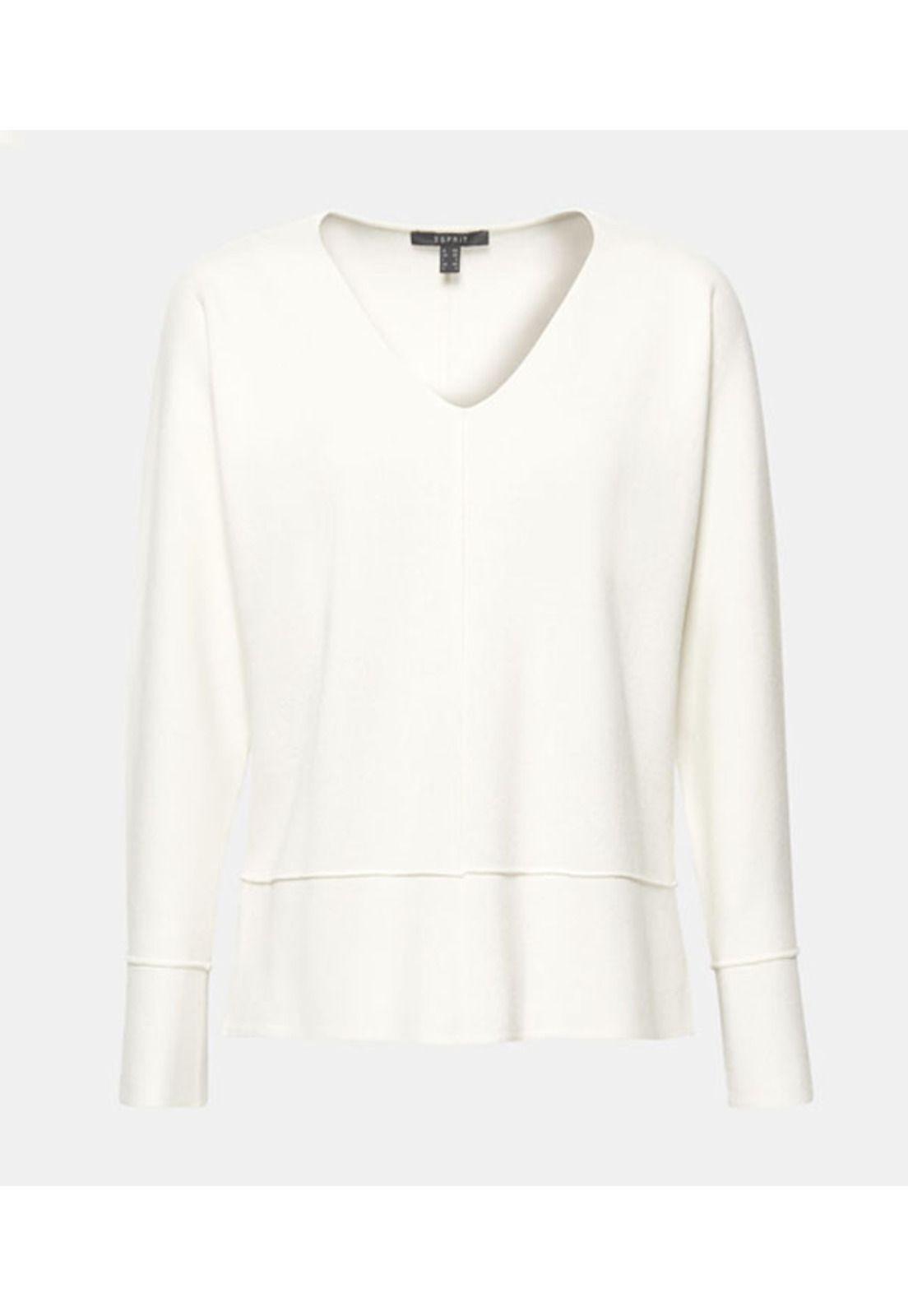 Sweater con mangas murciélago y costuras del revés-7