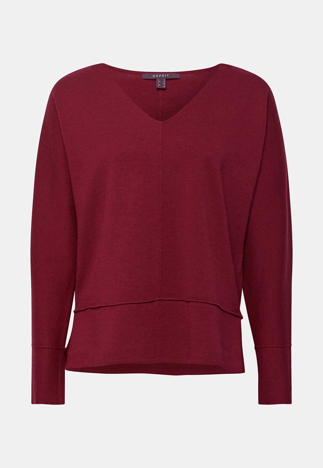 Sweater con mangas murciélago y costuras del revés-8