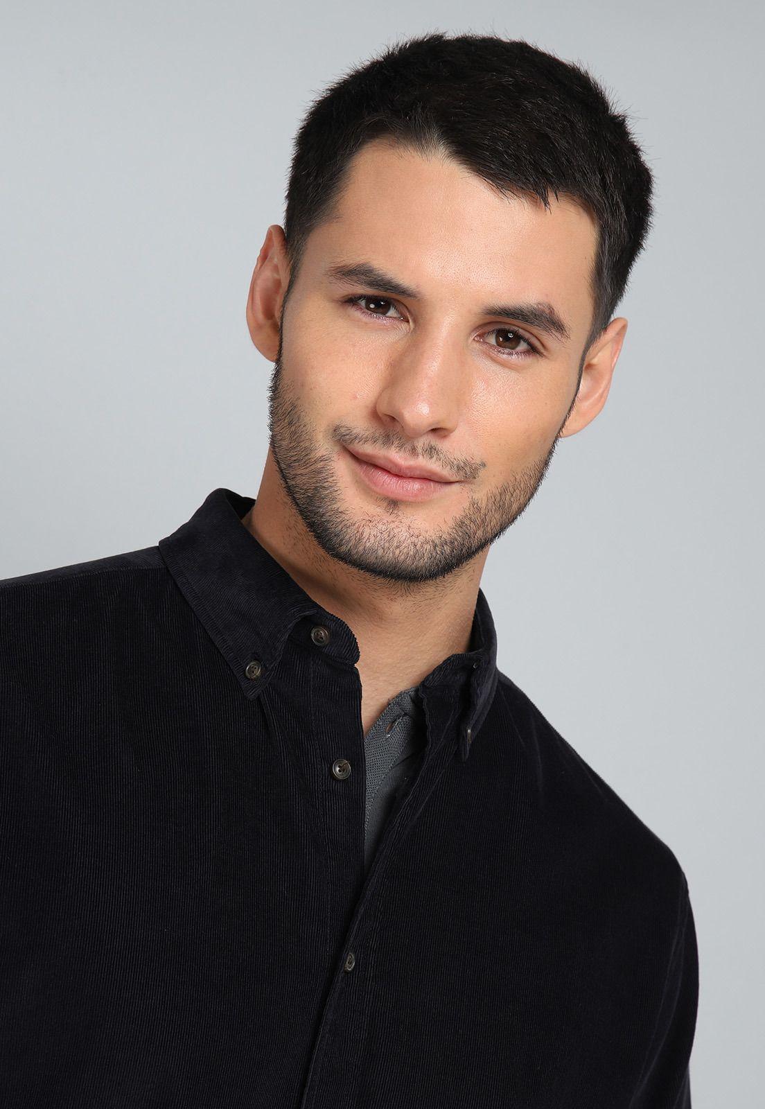 Camisa Cotelé Manga Larga Arrow CM31007NE-2