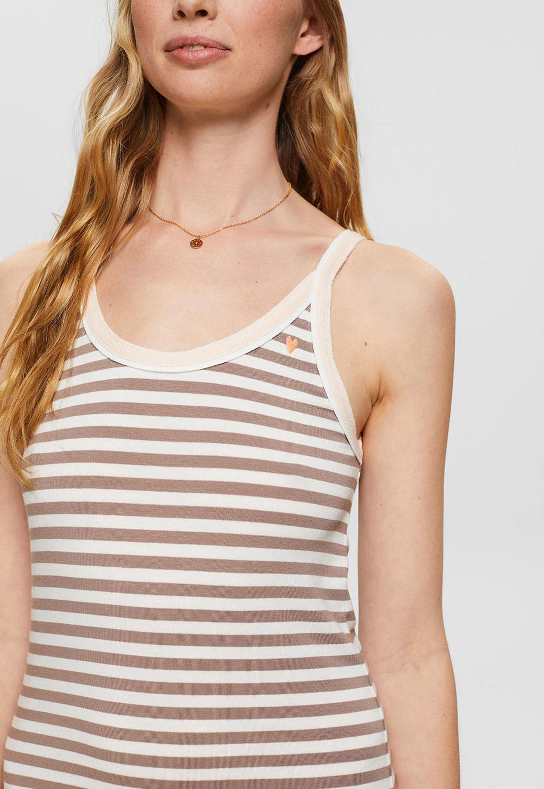 Vestido Con Estampado De Rayas Esprit-2