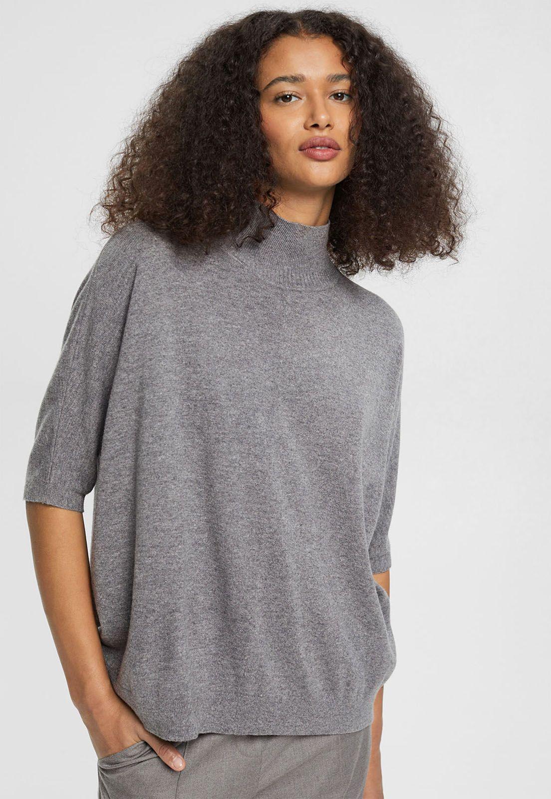 Sweater Manga Corta Mujer Esprit-0
