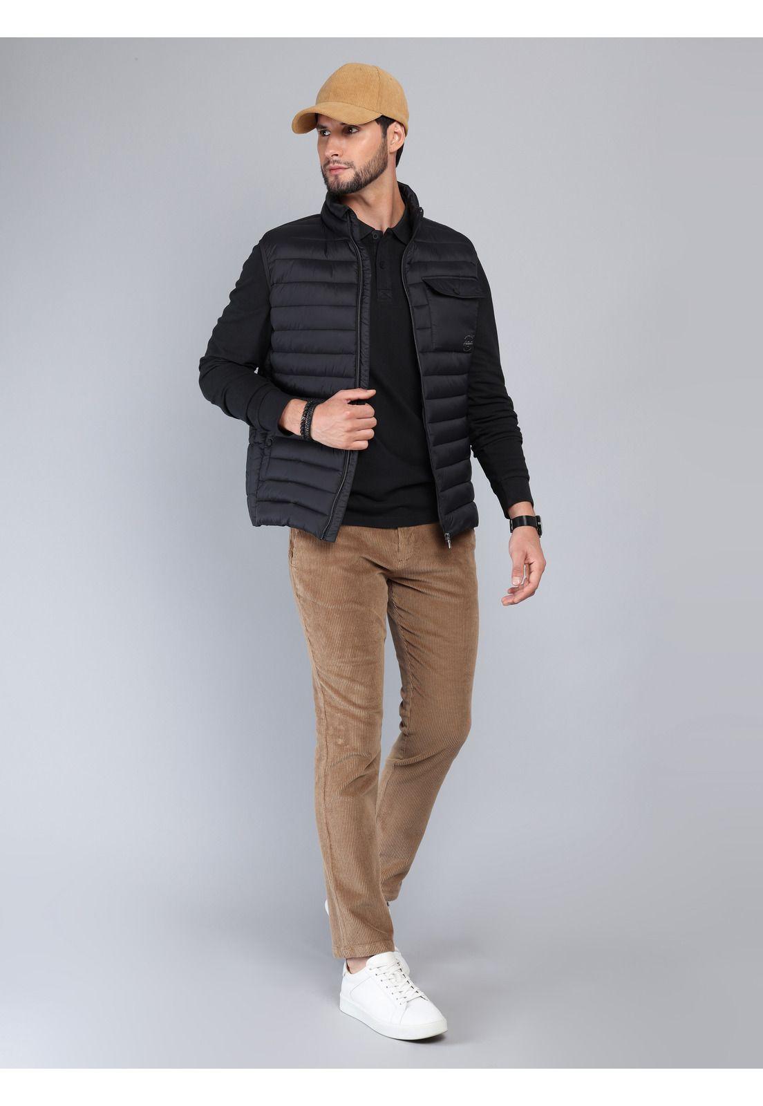 Parka Sin Mangas Regular Fit Negro Arrow PK33061NE-3