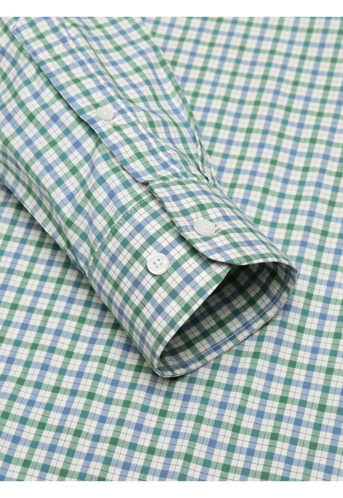 Camisa A Cuadros Regular Fit Verde Arrow CM34008AZ-5