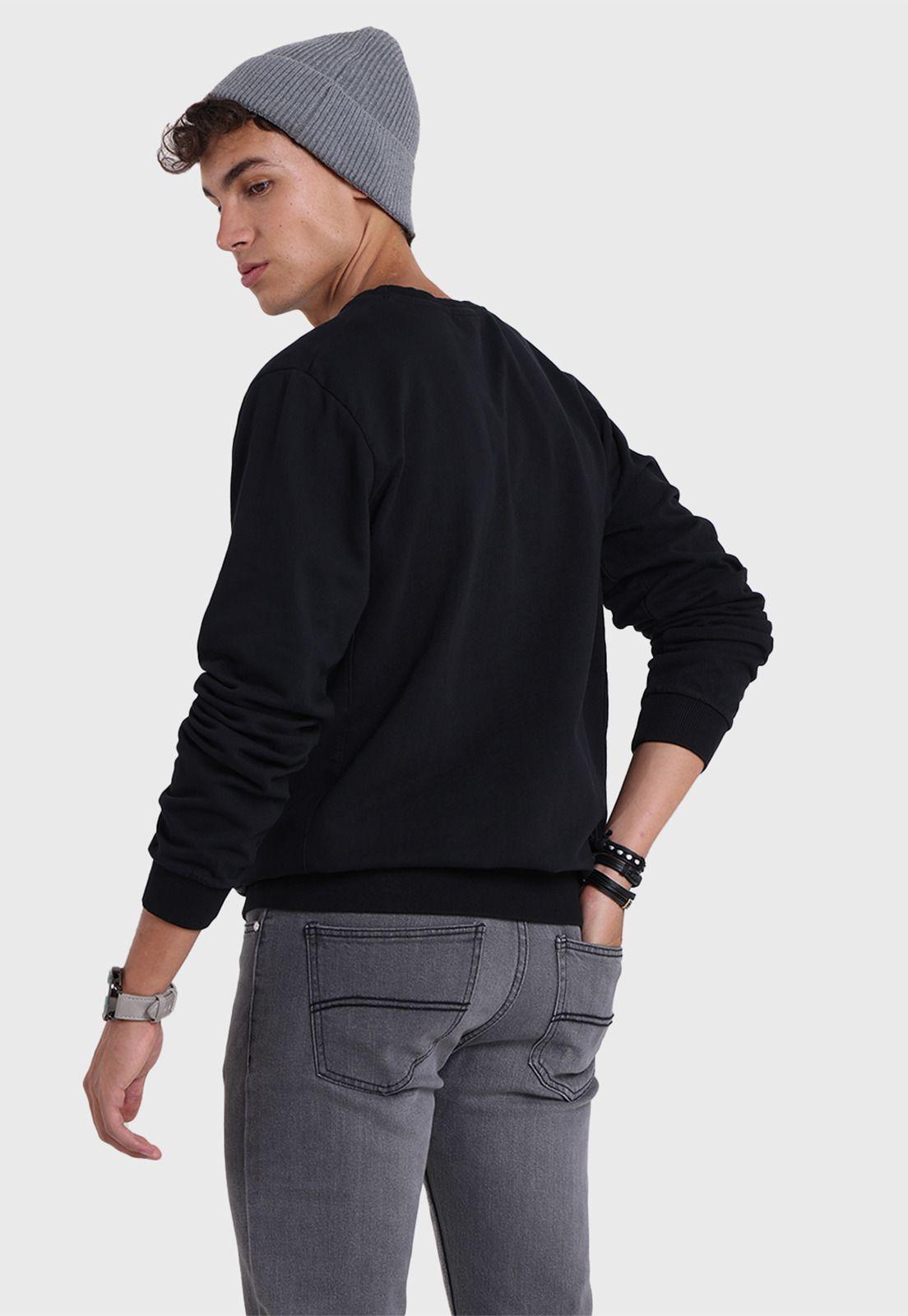 Poleron Cuello Redondo Hombre Soviet SPL2710NE-3