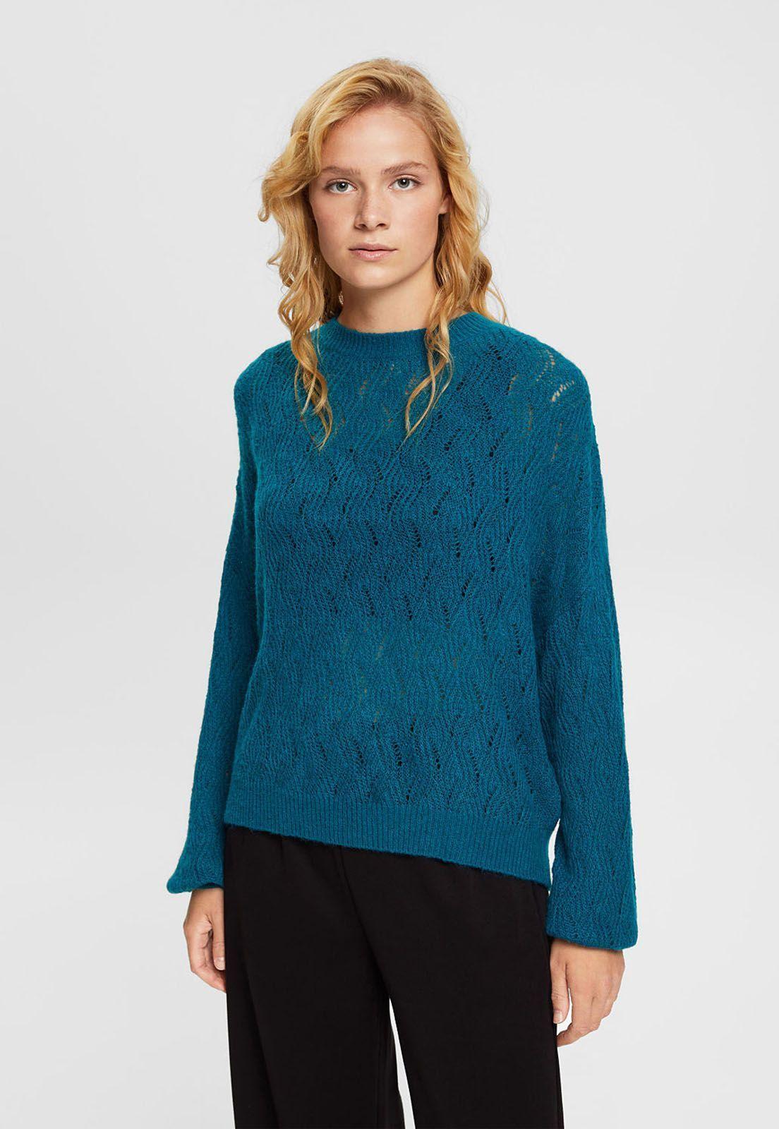 Sweater Pointelle Mujer Esprit-0