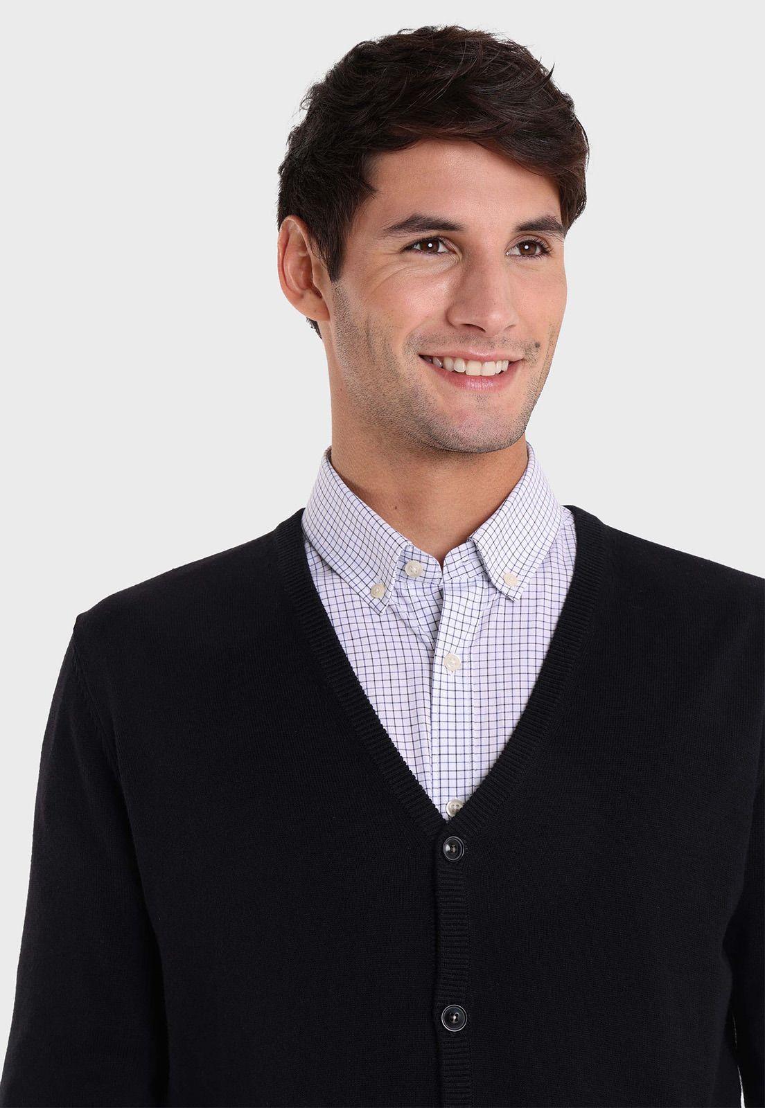 Cárdigan Cuello V Arrow-2