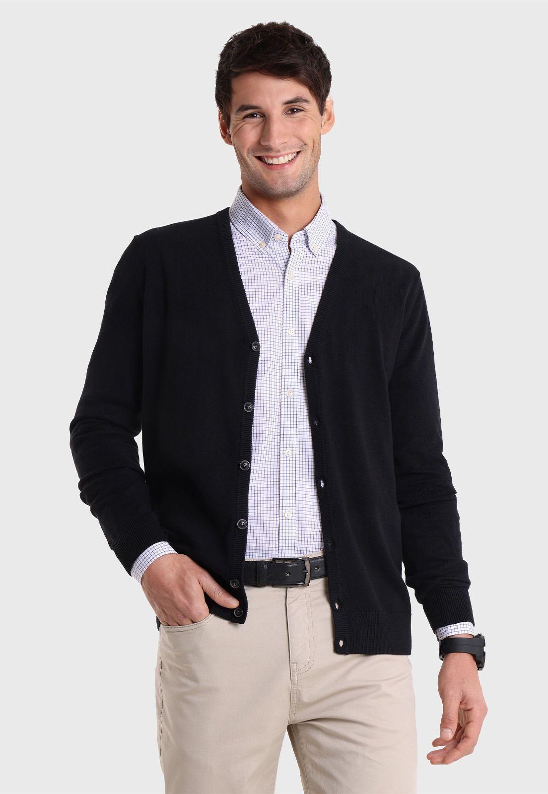 Cárdigan Cuello V Arrow-4