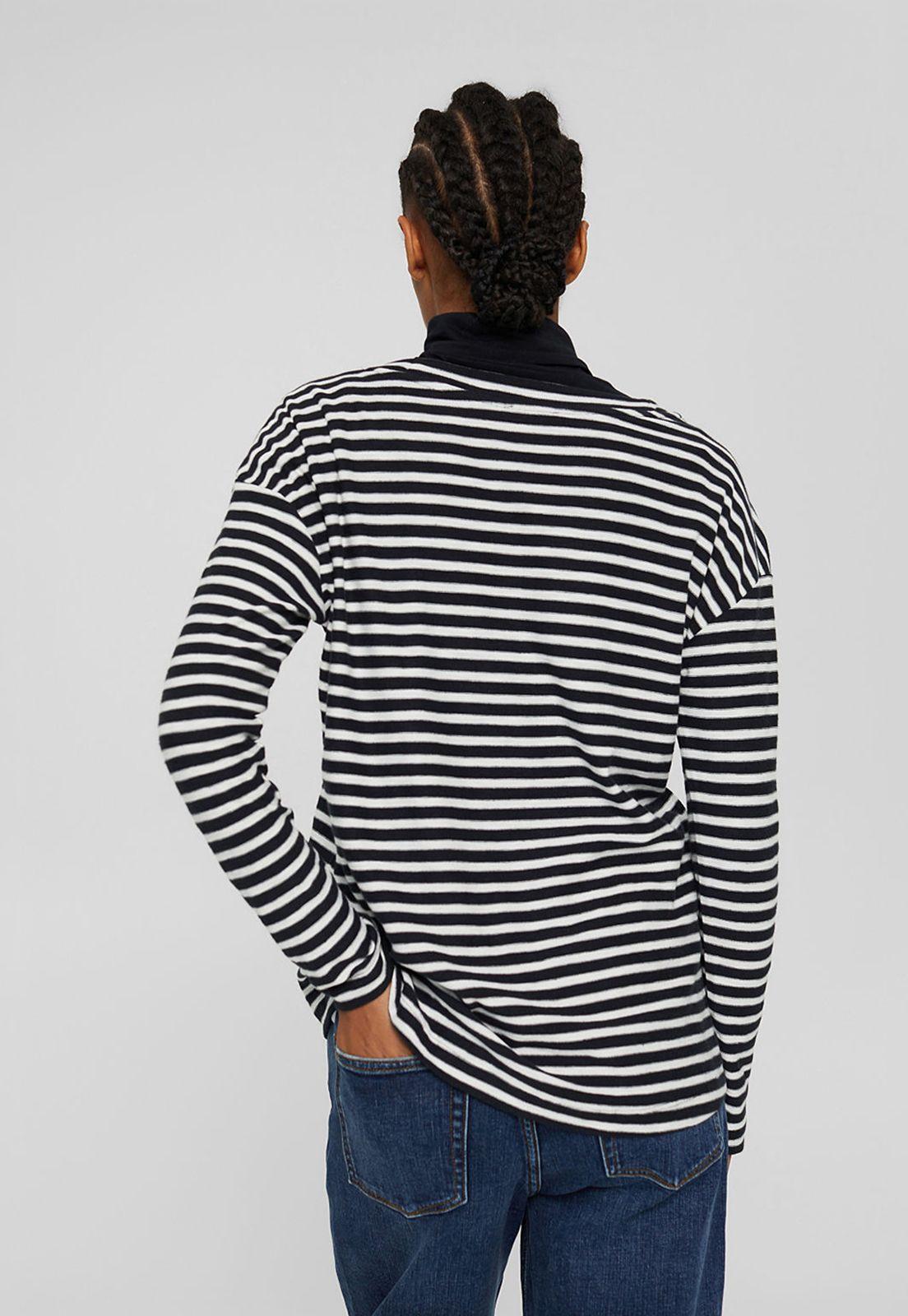 Polera Mujer Manga Larga A Rayas Esprit-1
