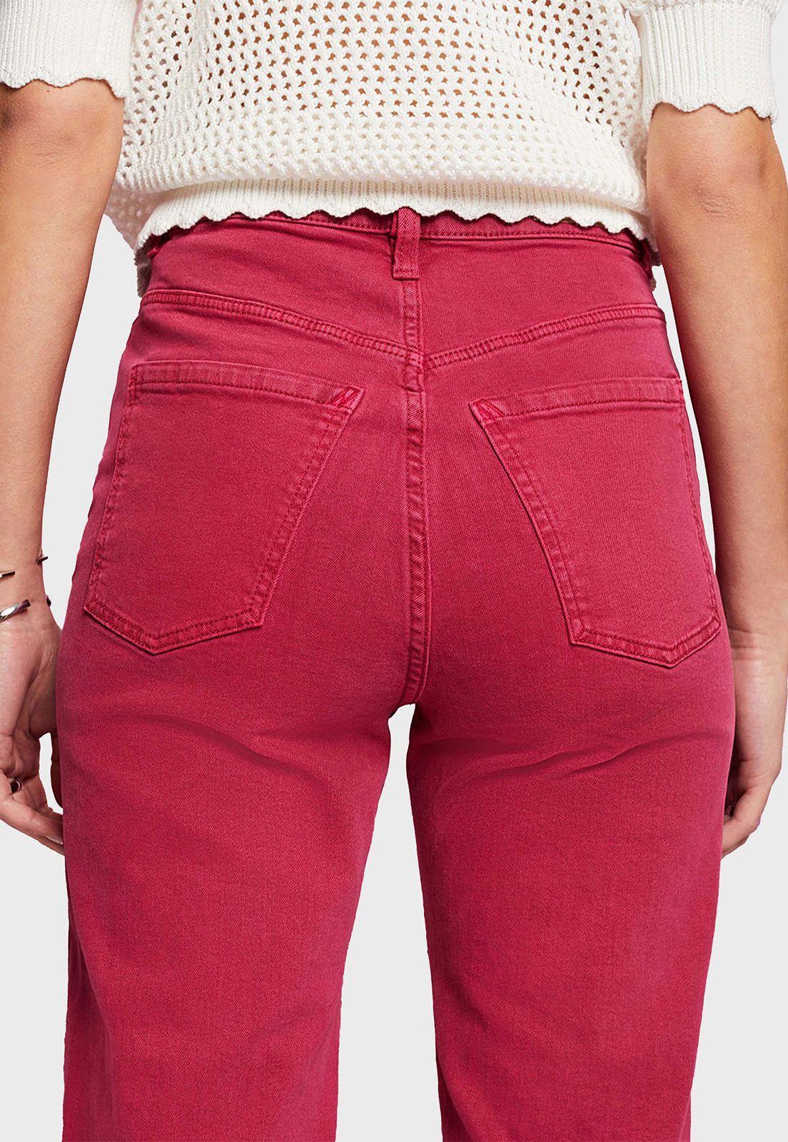 Pantalón Oversize De Tiro Alto Mujer Esprit 033CC1B303-2