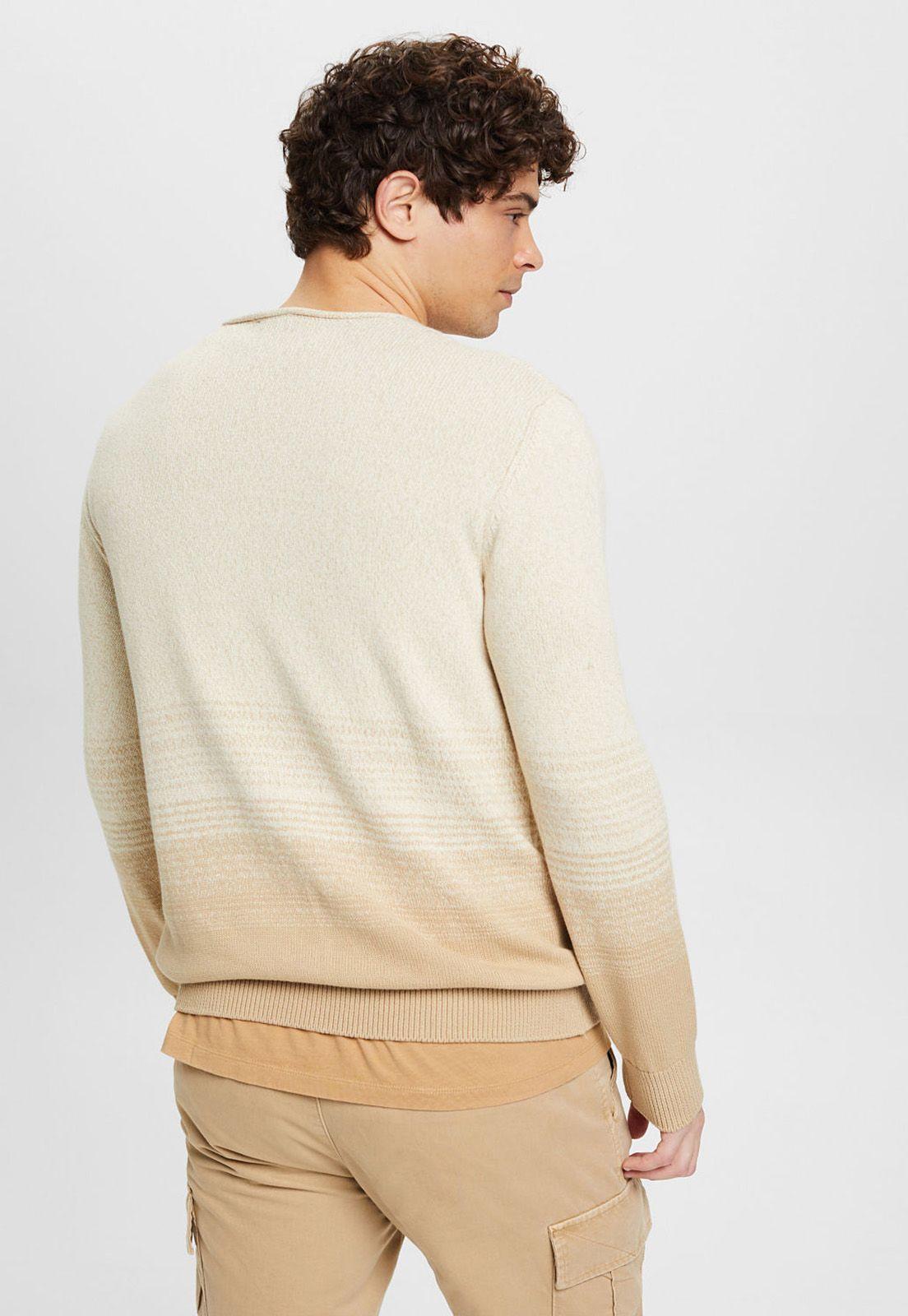 Sweater Con Efecto Degradado Hombre Esprit Azul marino-1