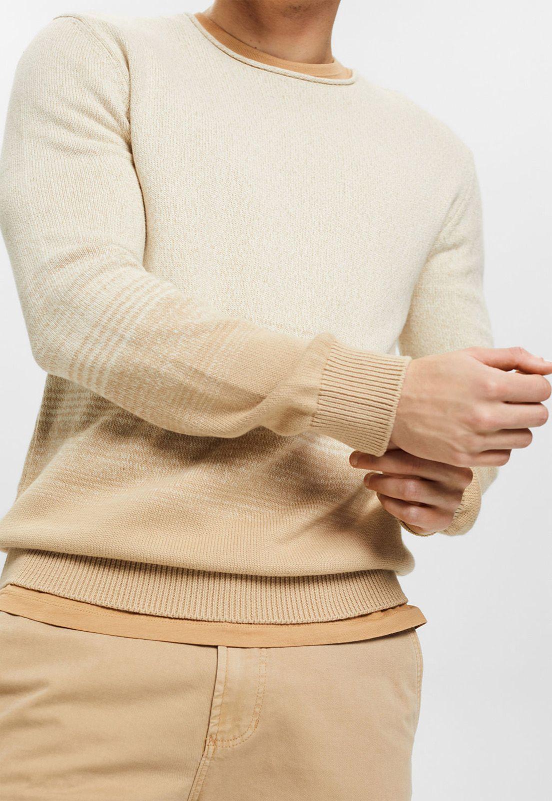 Sweater Con Efecto Degradado Hombre Esprit Azul marino-2