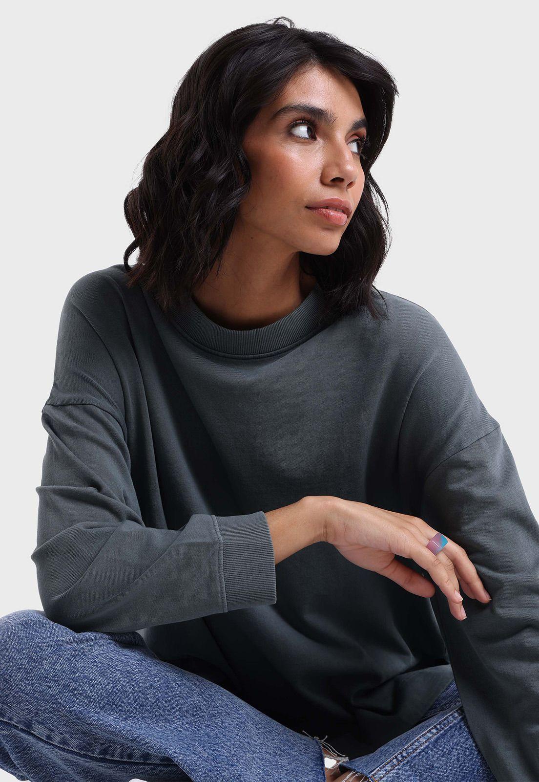 Poleron Cuello Redondo Mujer Soviet SPLM732CB-2