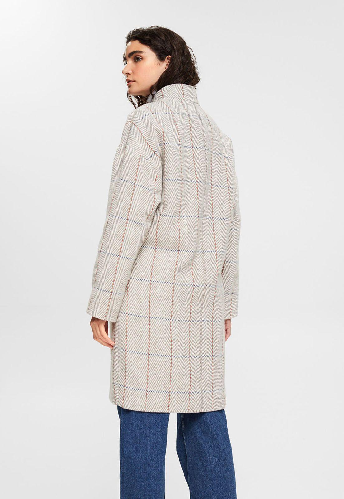 Abrigo Estampado Mujer Esprit-1