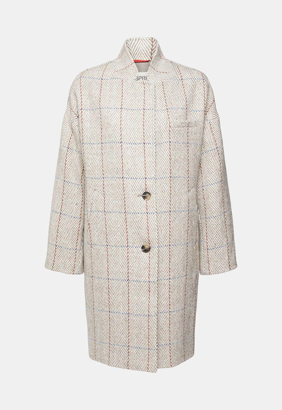Abrigo Estampado Mujer Esprit-3