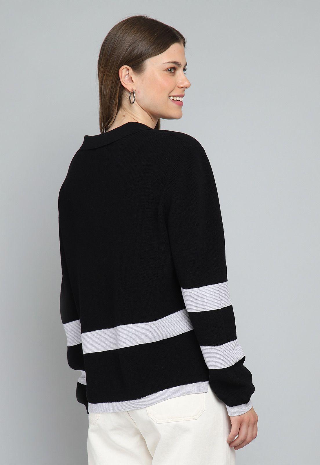 Sweater Cuello Camisero Mujer Esprit 084EE1I334-1