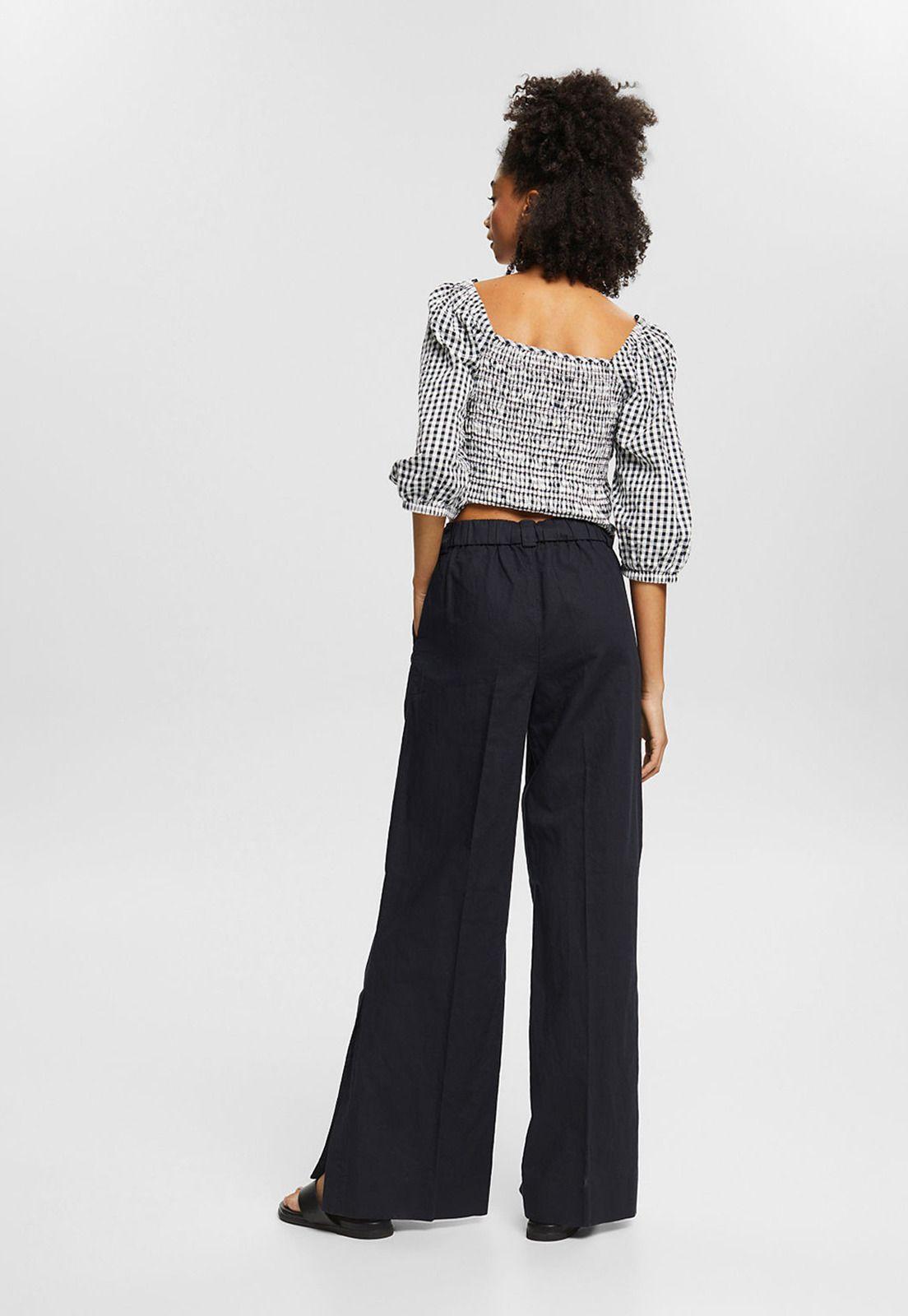Pantalón Ancho Mujer Esprit-1