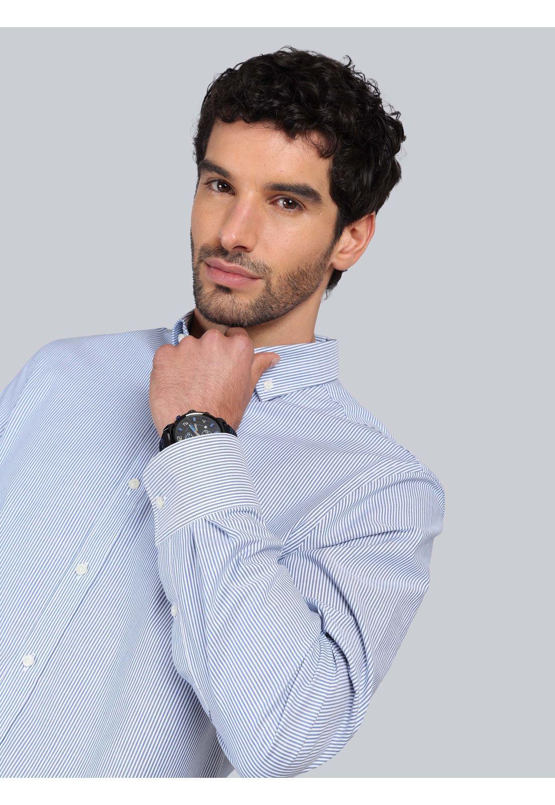 Camisa Rayas Tailored Fit Azul Piero Butti PBCIF10AZ-2