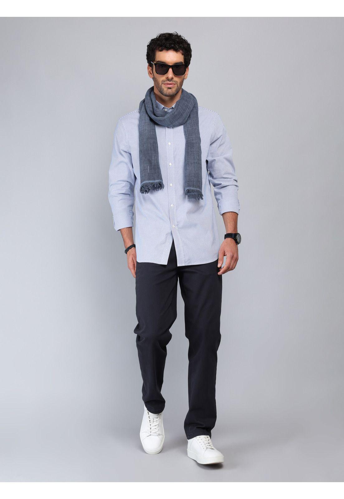 Camisa Rayas Tailored Fit Azul Piero Butti PBCIF10AZ-3