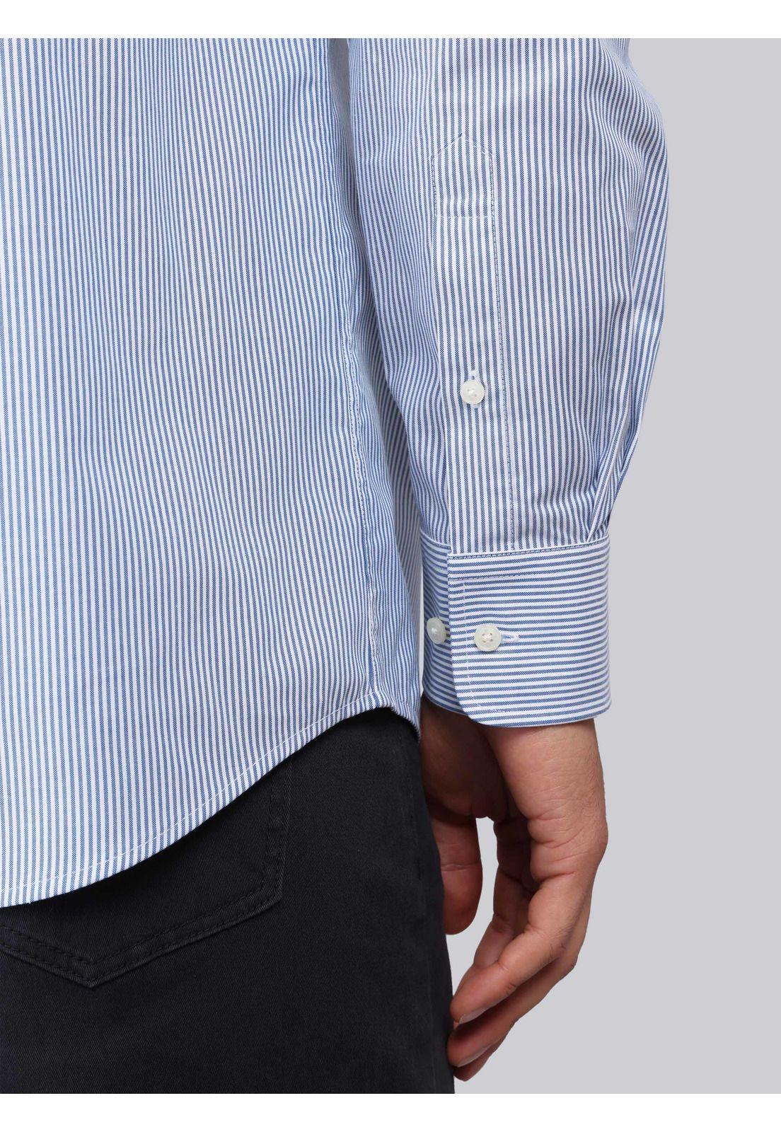 Camisa Rayas Tailored Fit Azul Piero Butti PBCIF10AZ-5