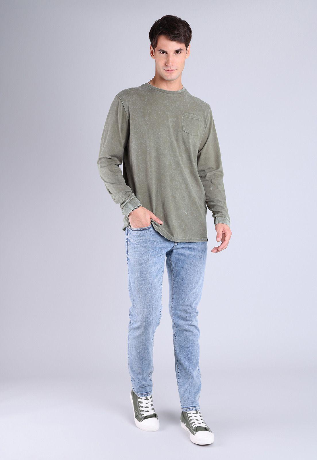 Polera Manga Larga Hombre Soviet SPOH825GR-3