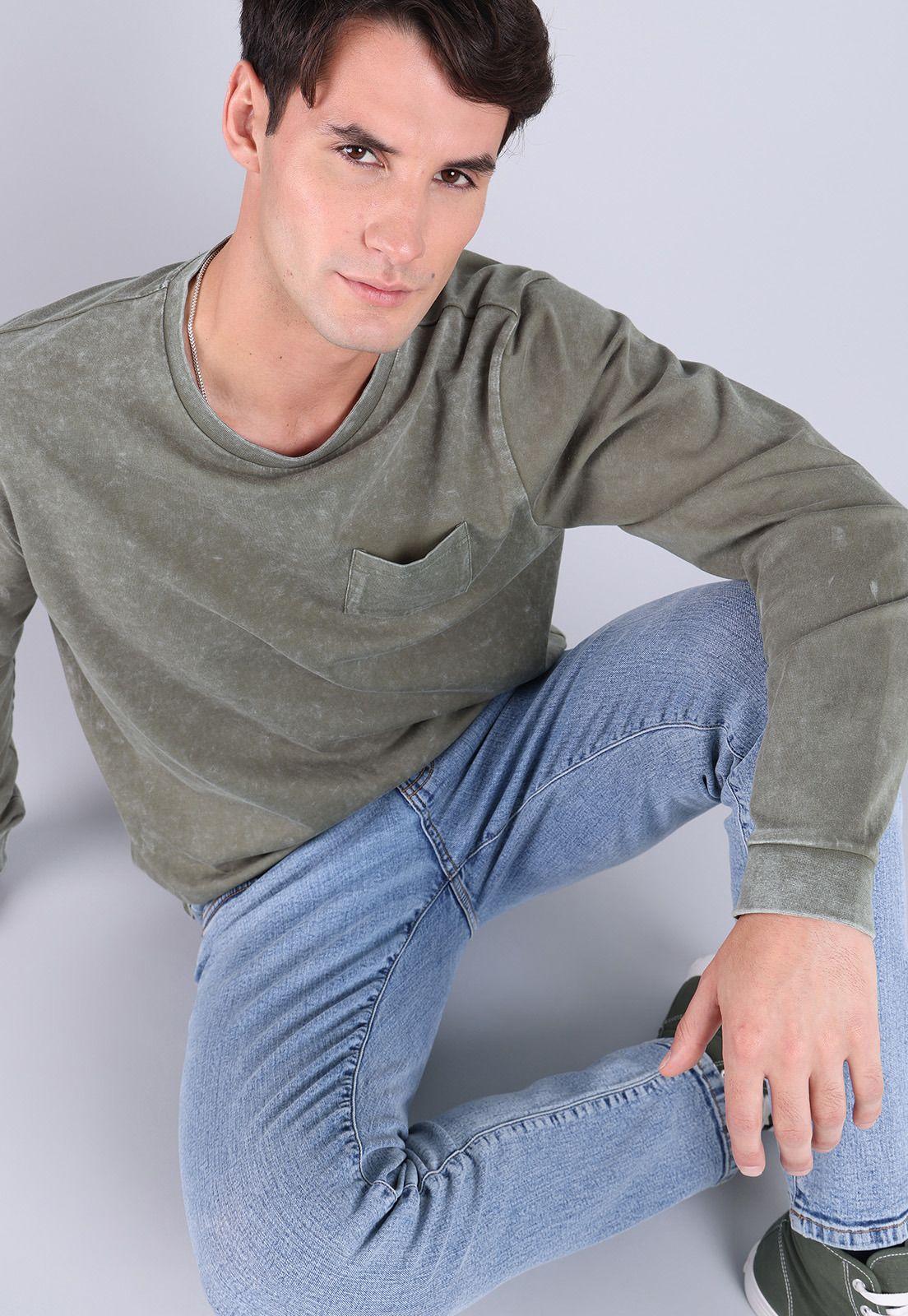Polera Manga Larga Hombre Soviet SPOH825GR-4