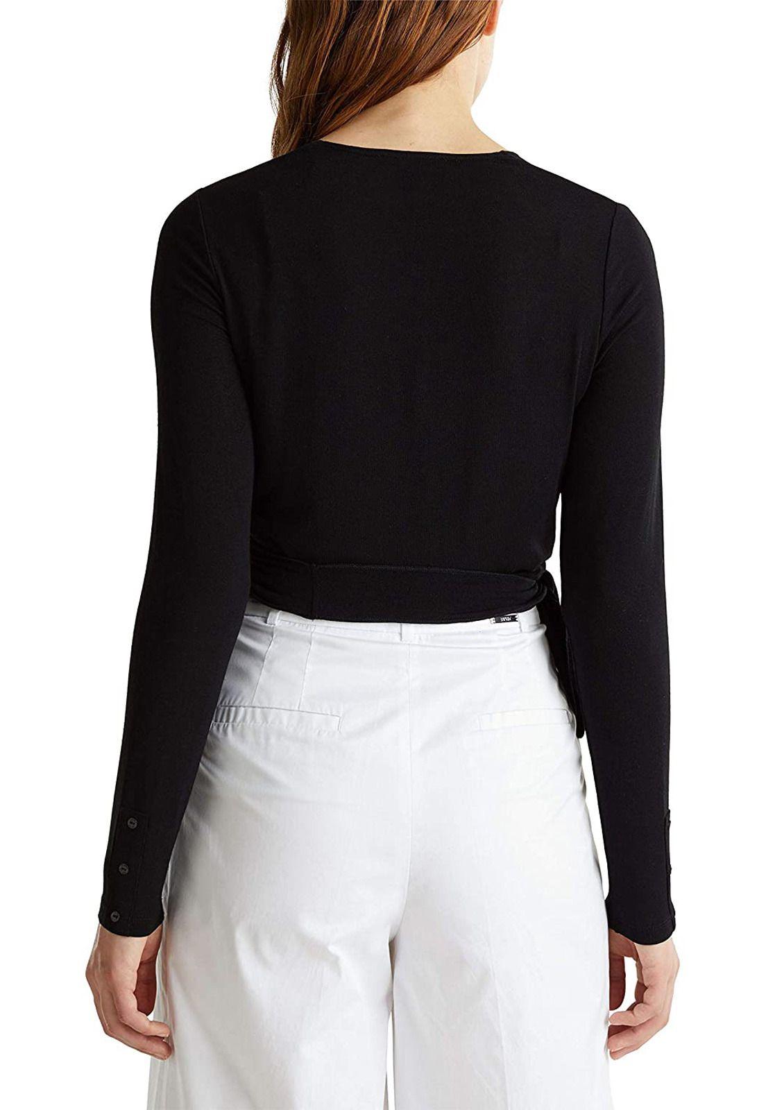 Chaqueta ligera efecto cruzado-1