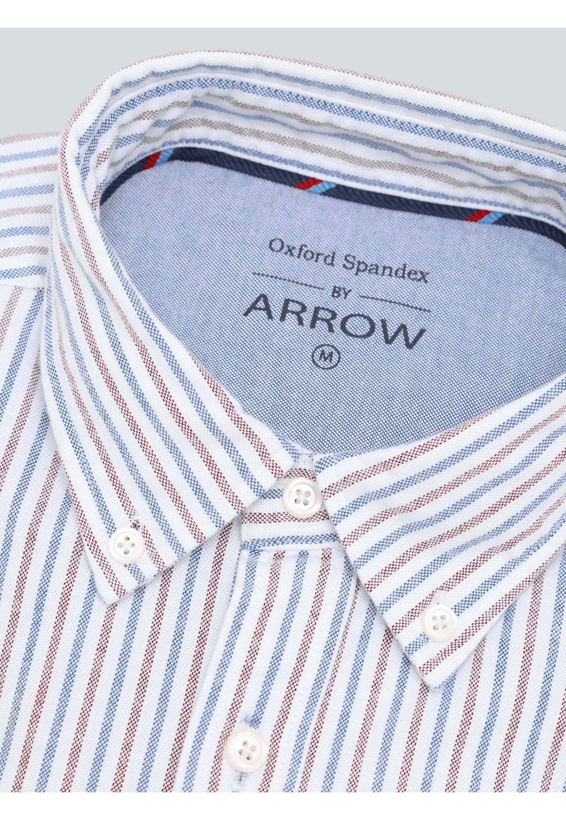 Camisa Oxford Spandex Regular fit Rojo Arrow CM33002RO-4