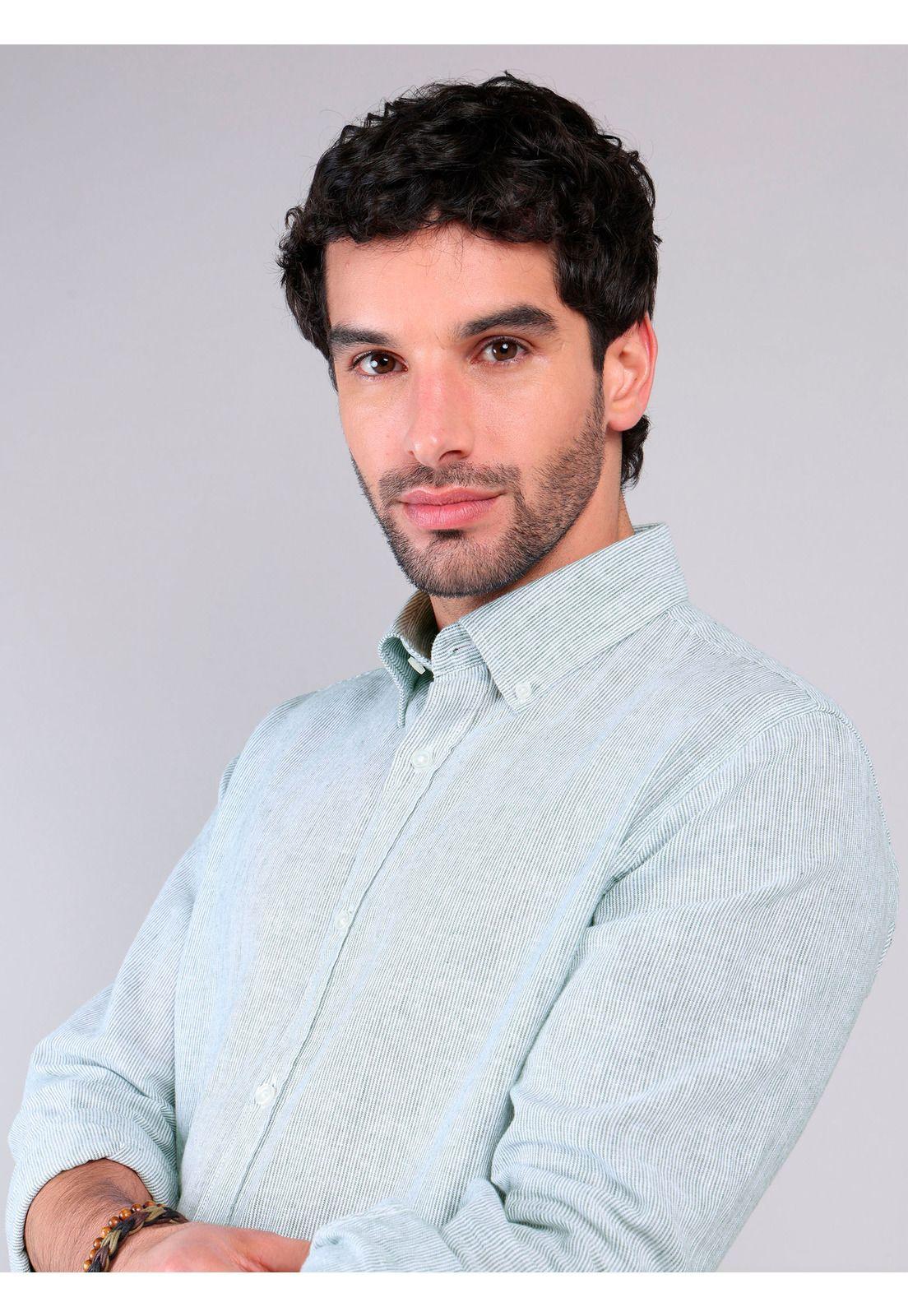 Camisa Lino Algodón Piero Butti PBCVF20VE-2