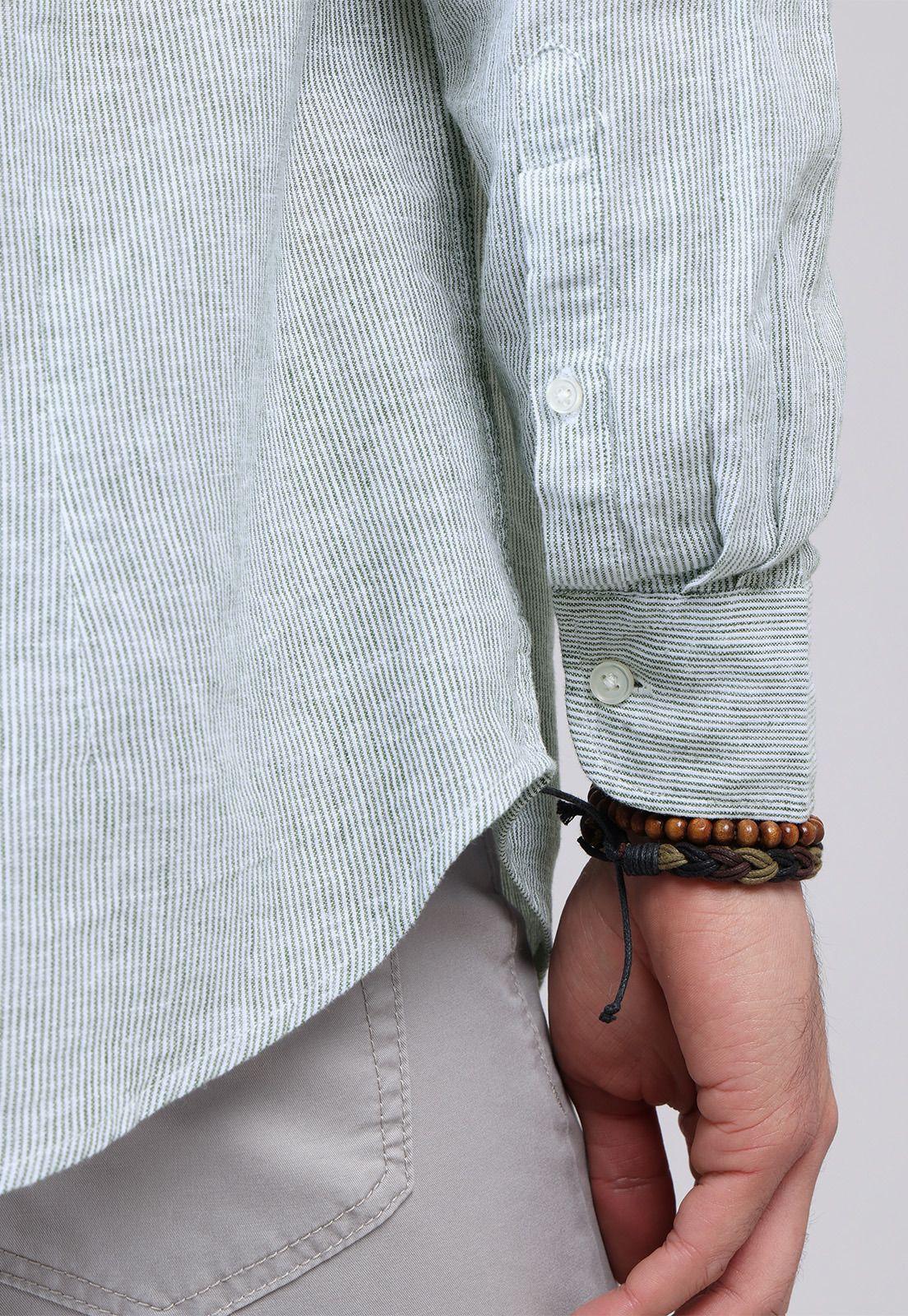 Camisa Lino Algodón Piero Butti PBCVF20VE-5