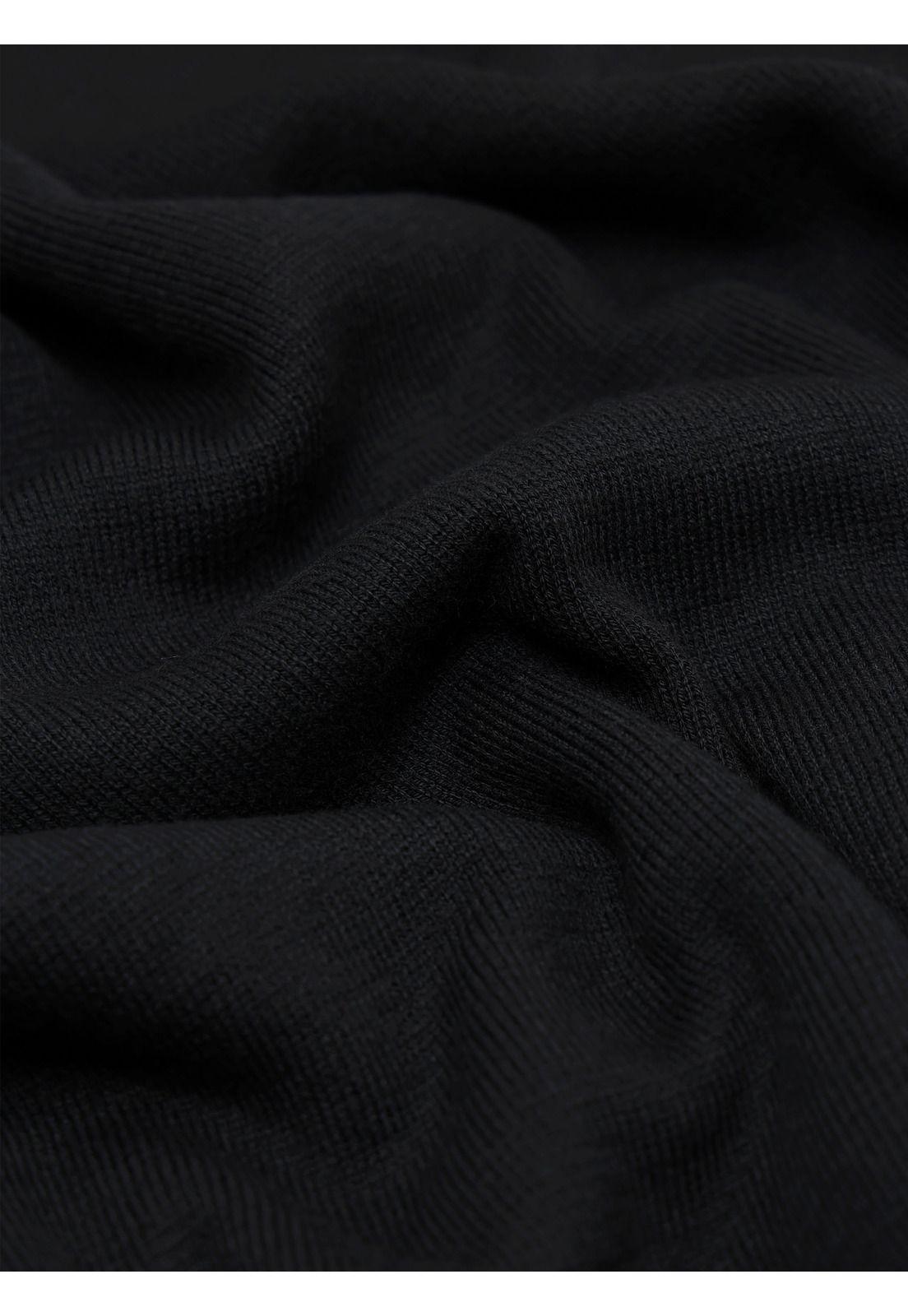 Sweater Cuello Alto Regular Fit Negro Arrow SW33013NE-6