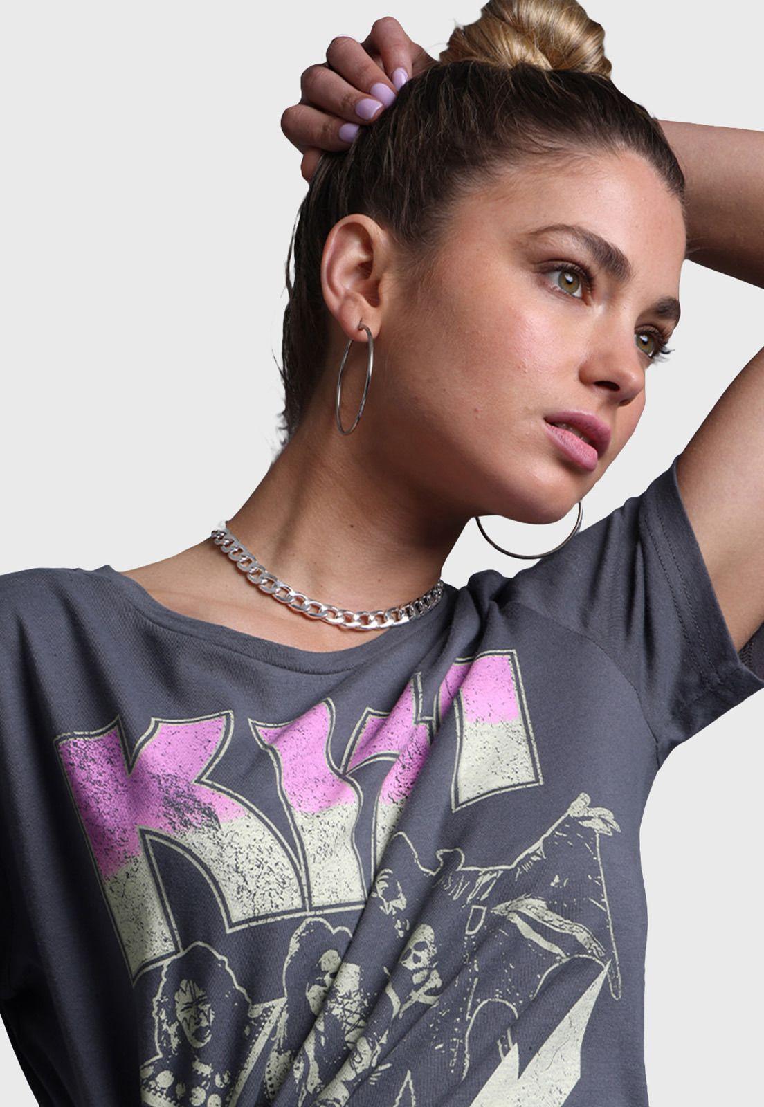 Polera Rock Kiss Mujer Soviet SPOM573CB-0