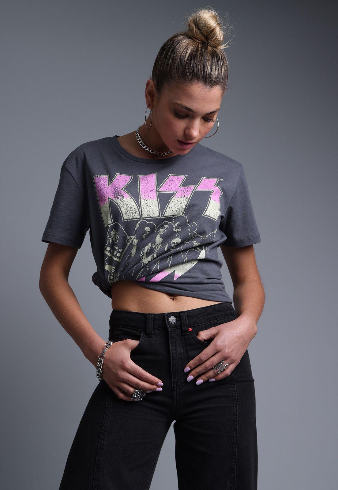 Polera Rock Kiss Mujer Soviet SPOM573CB-1