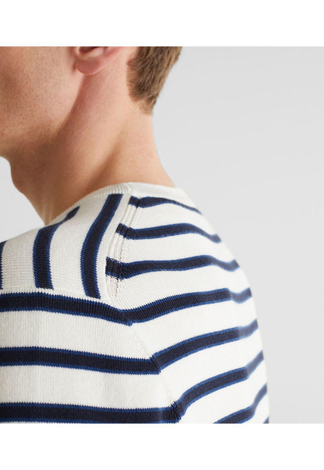 Sweater a rayas 100% algodón-2