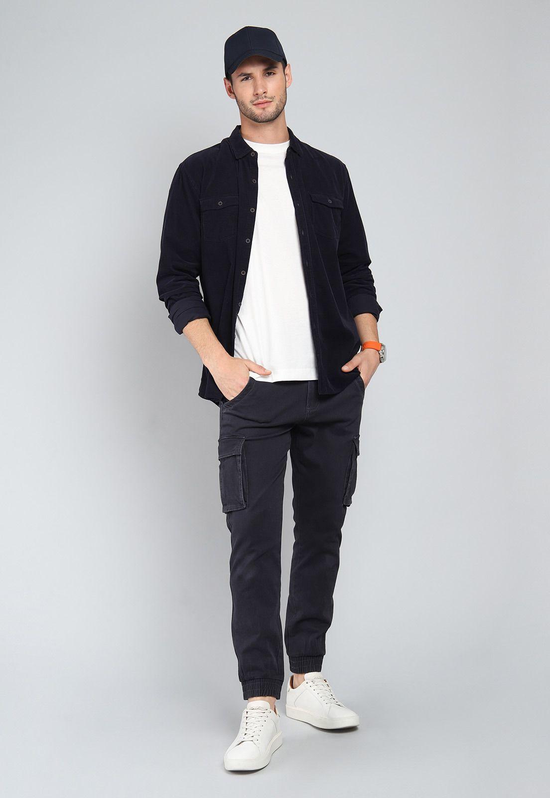 Camisa Cotelé Manga Larga Soviet BISHF04NB-6