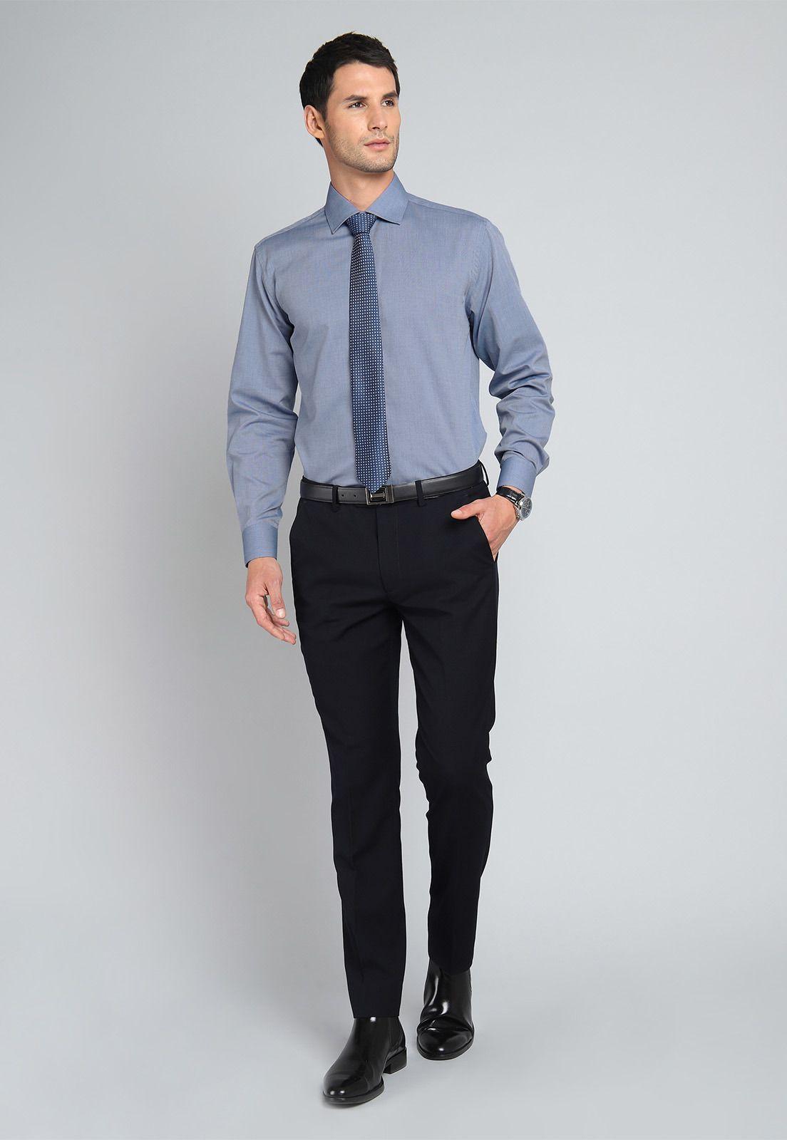 Camisa Formal Texturada Van Heusen VHCM301AZ-4