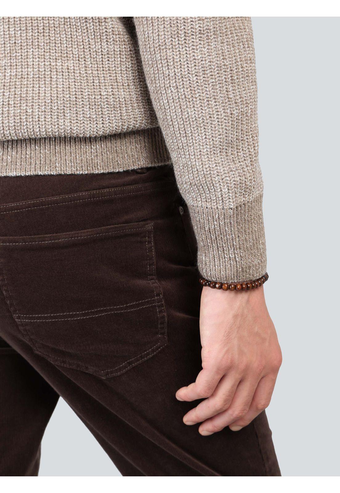 Sweater Texturado Regular Fit Beige Arrow SW33011BE-4