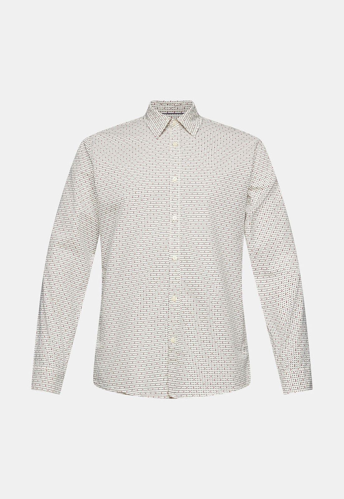 Camisa Con Estampado Allover Hombre Esprit-2