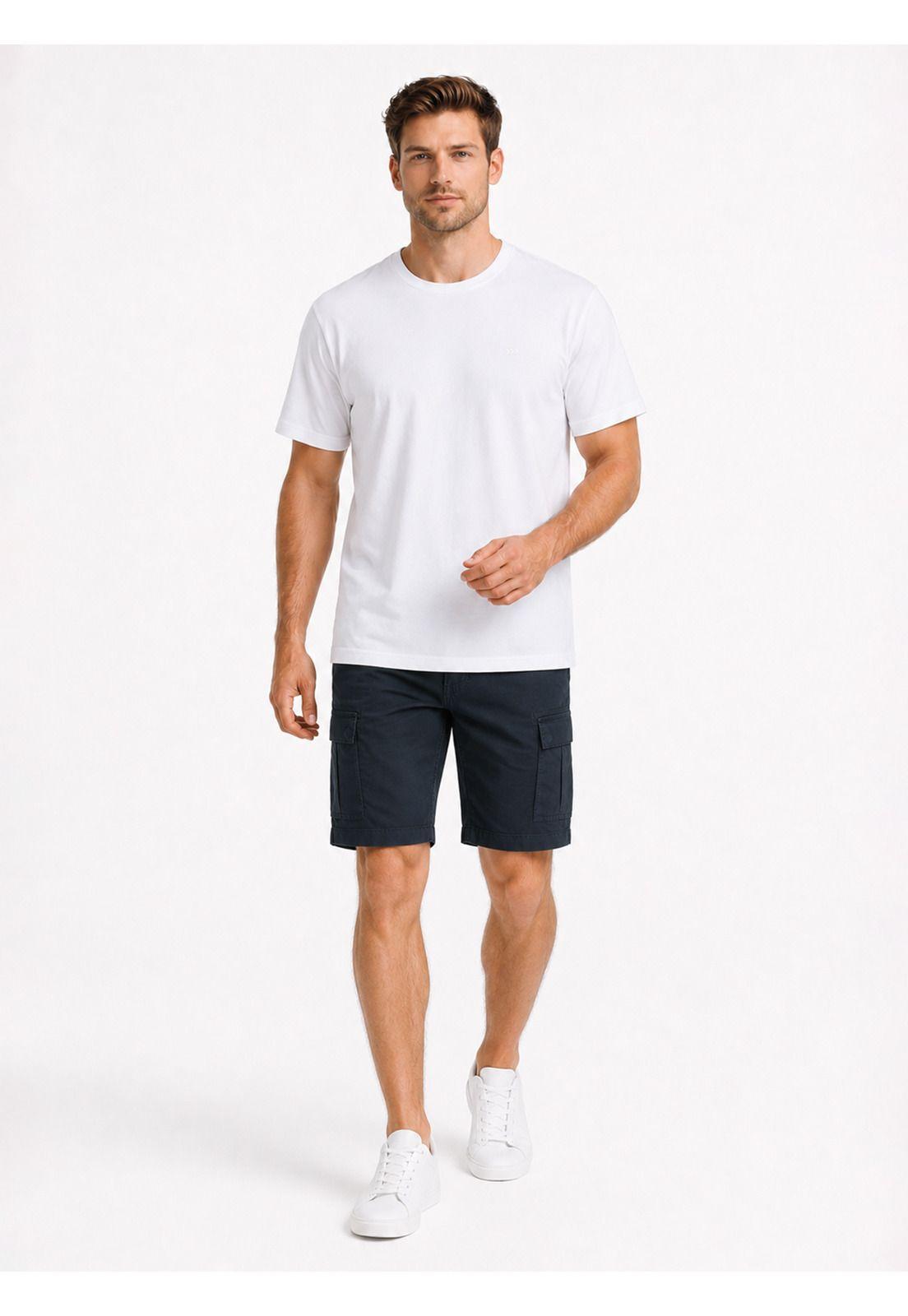 Polera Algodón-Modal Lisa Regular Fit Blanco Arrow PO34042BL-3
