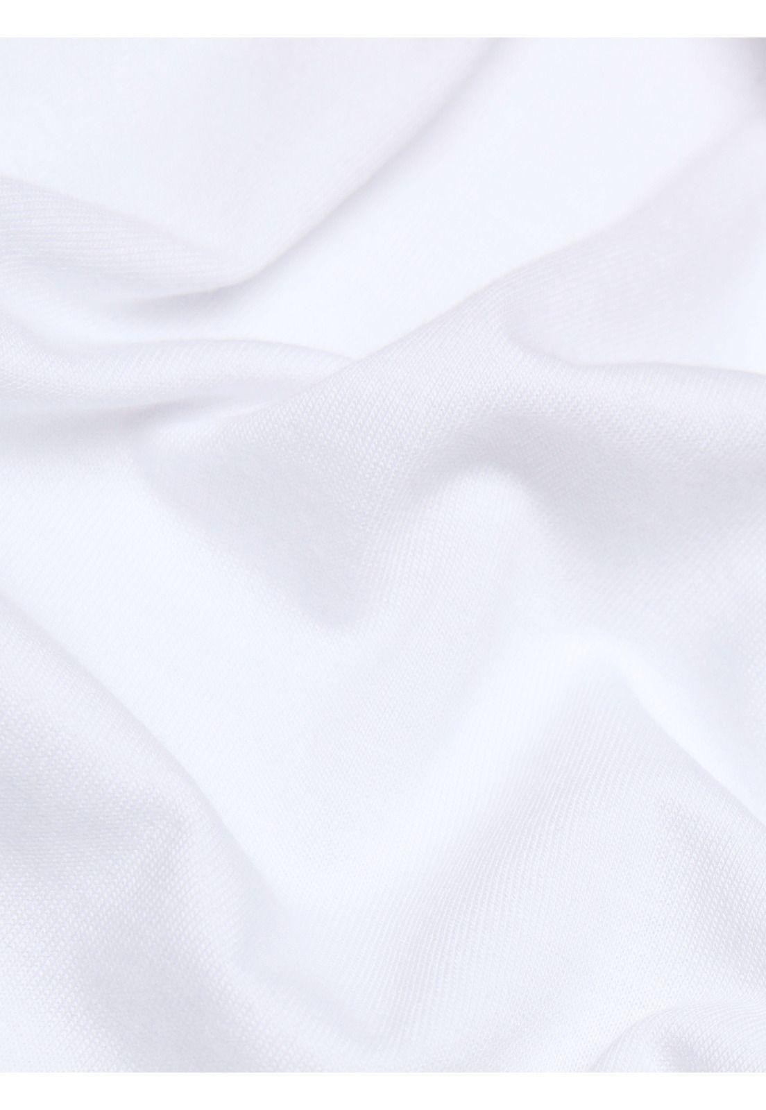 Polera Algodón-Modal Lisa Regular Fit Blanco Arrow PO34042BL-5