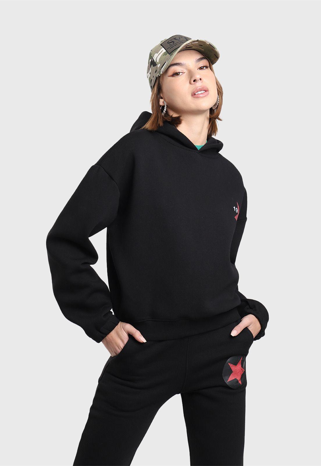 Poleron Mujer con Capucha Soviet SIPL28WNE-0