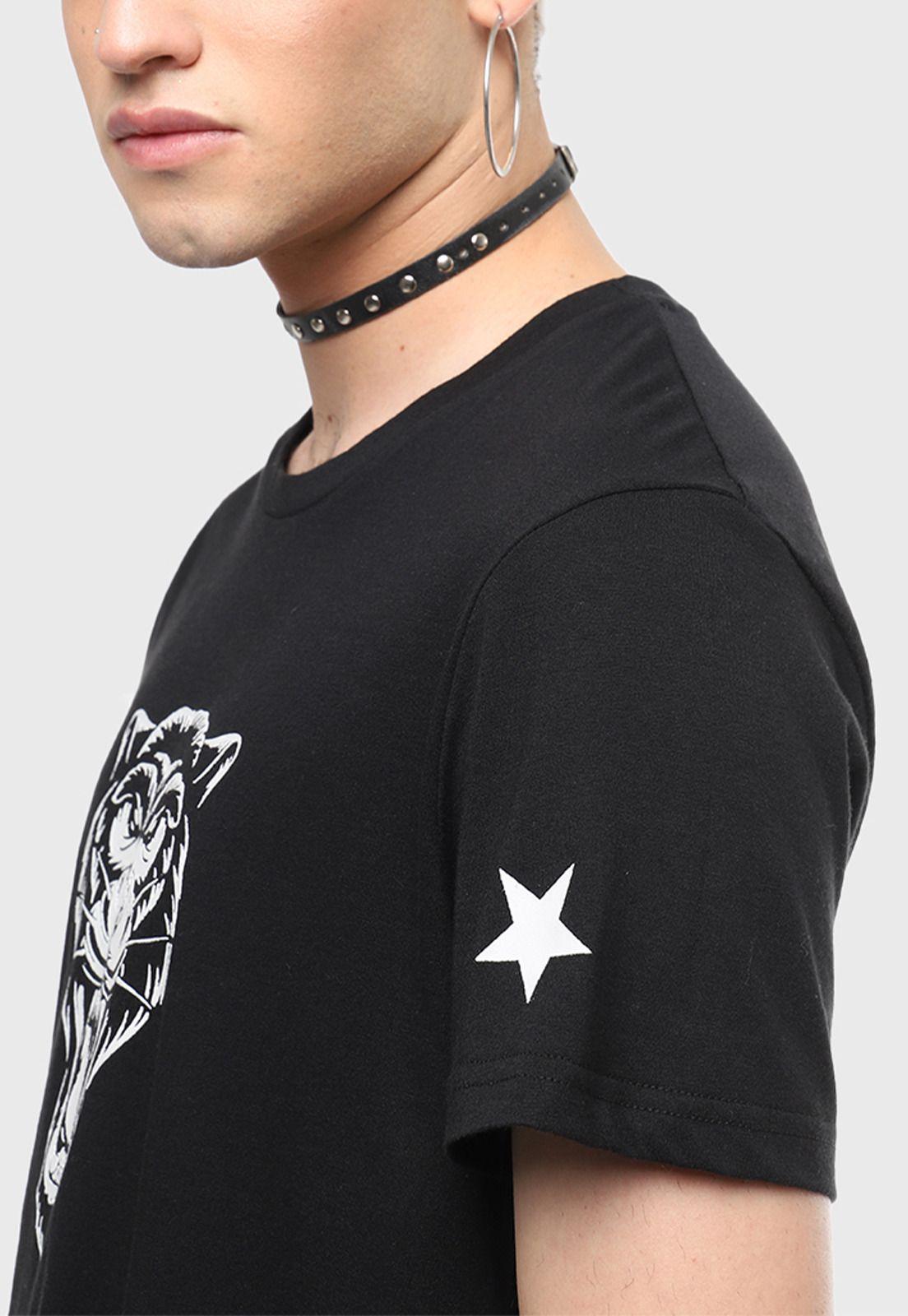 Polera Manga Corta Negro Soviet SVPO247NE-2