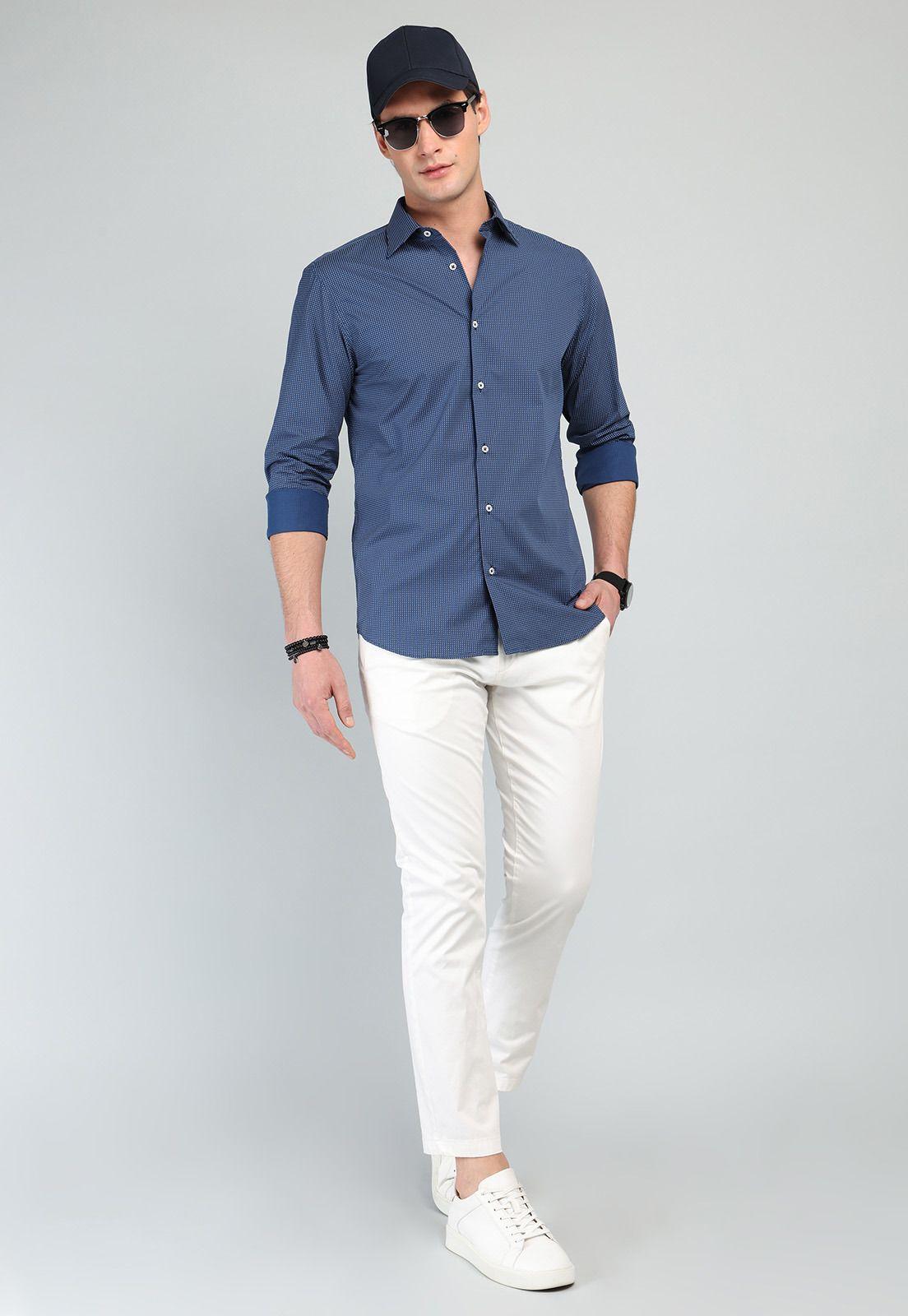 Camisa Casual Print Arrow CM32I91AZ-3