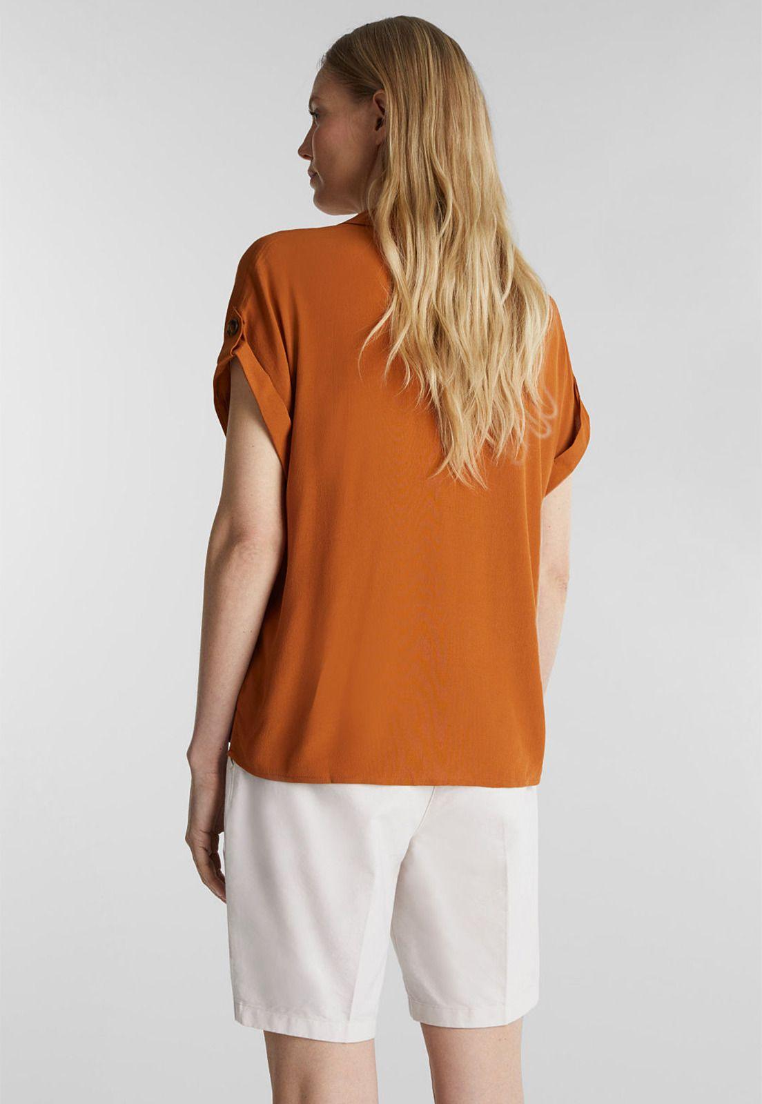 Blusa De Crepé Con Lenzing™ Ecovero™ Esprit-1