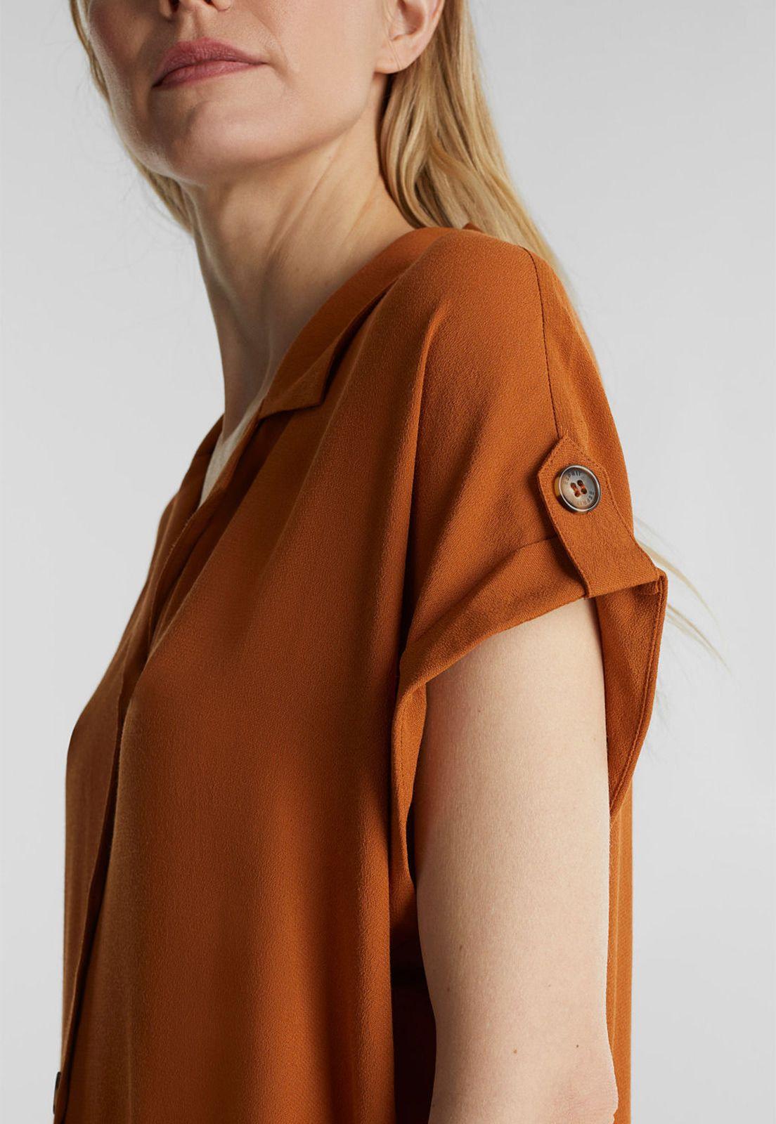 Blusa De Crepé Con Lenzing™ Ecovero™ Esprit-2