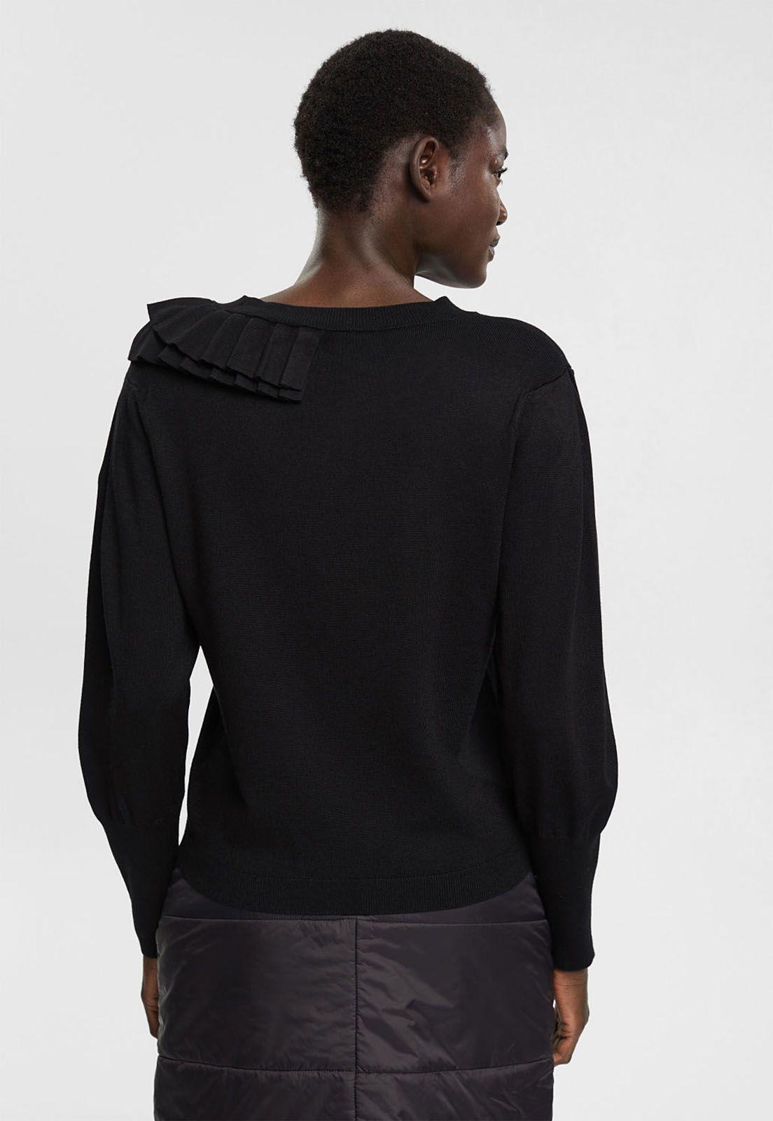 Sweater Con Tejido Fruncido Mujer Esprit-1